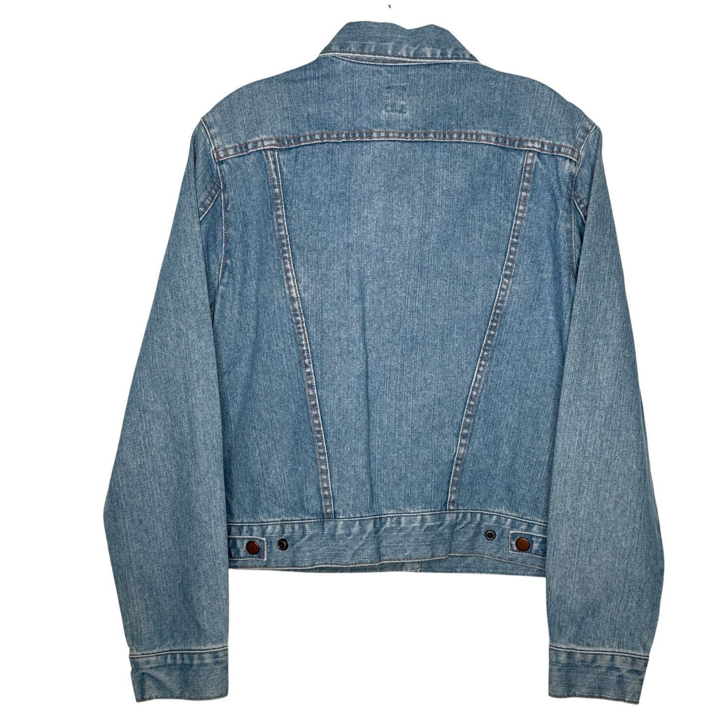 Gap Y2K GAP Denim Trucker Jacket Light Wash Size L 2001 Unisex Size L / US 10 / IT 46 - 3 Thumbnail