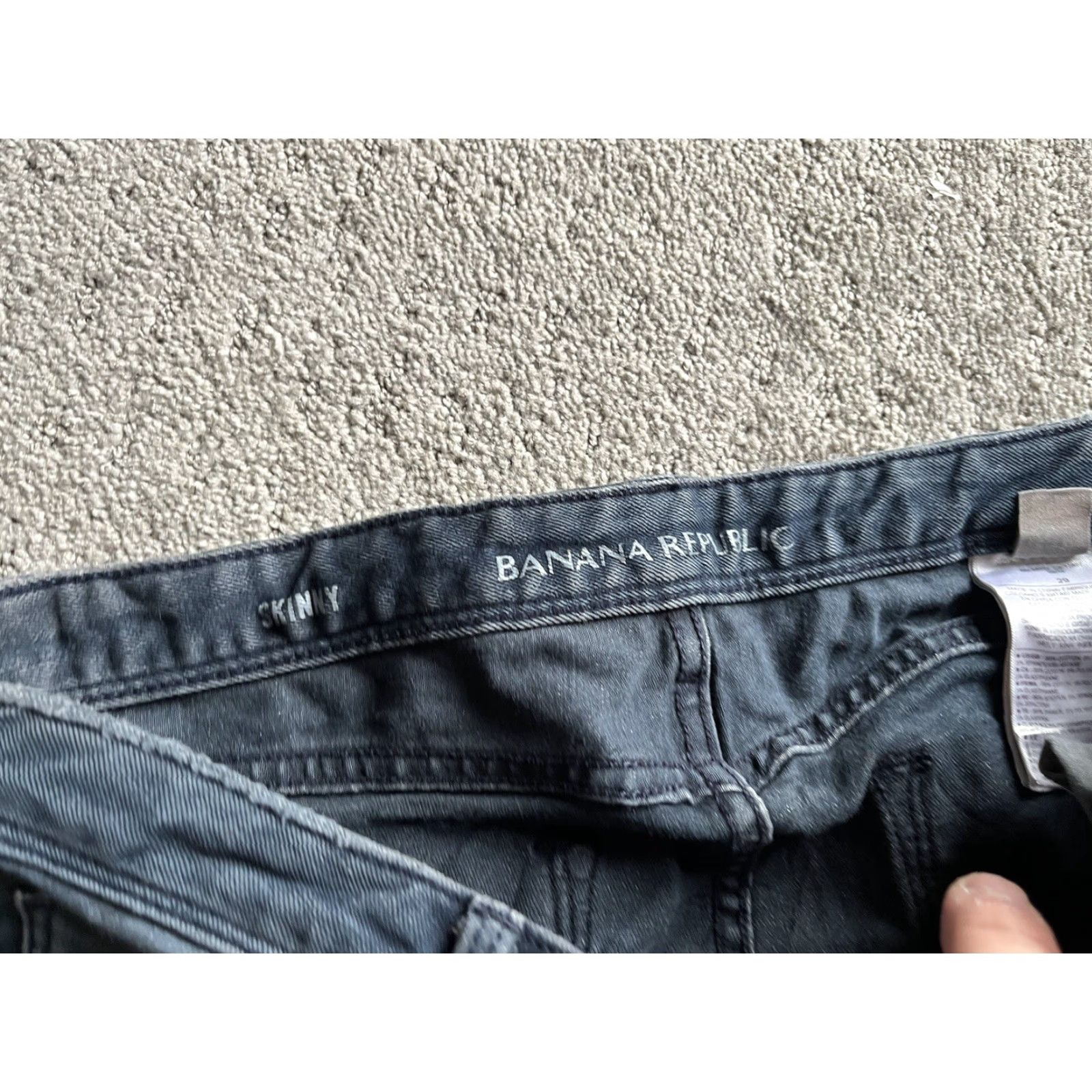 Banana Republic Banana Republic Jeans Women's Skinny Denim Blue 29 Regular 29 in Cotton Blend Dark Wash Low Rise 30 in Inseam Slim Type Jeans Womens Size 29" - 5 Thumbnail
