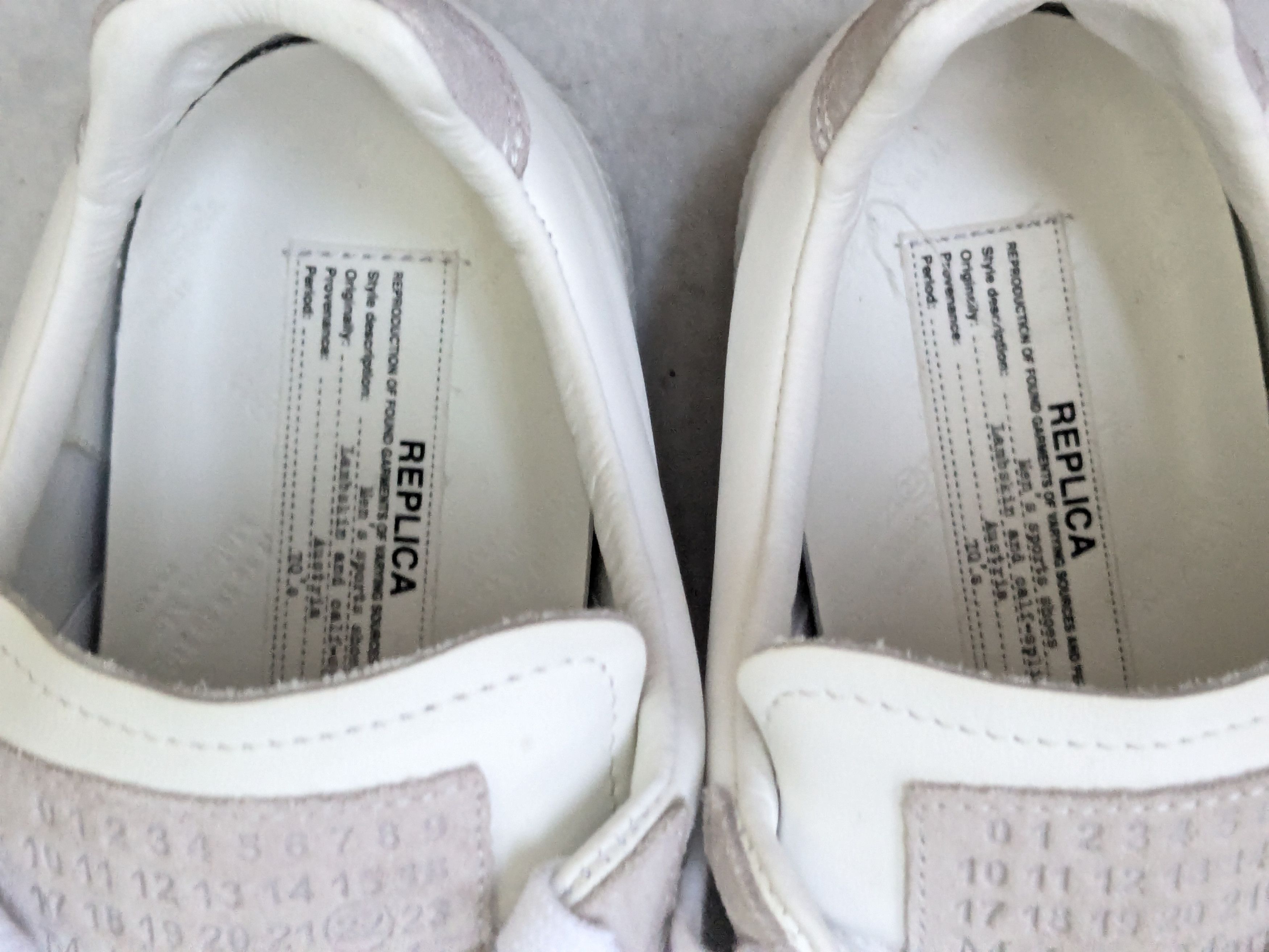 Maison Margiela Maison Margiela GAT Replica Gray White 9 42 Low Tops Size US 9 / EU 42 - 10 Thumbnail