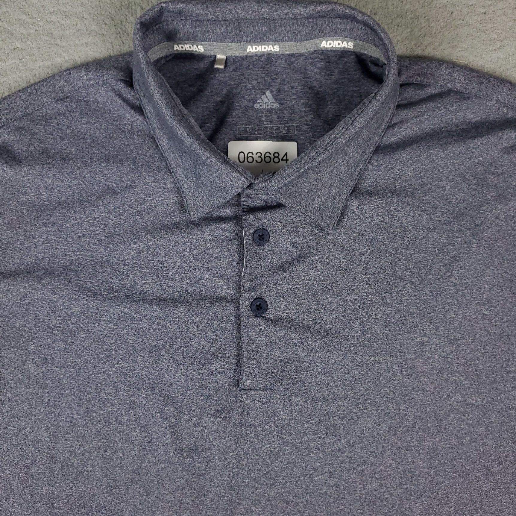 Adidas Adidas Polo Shirt Mens Size L Blue Golf Casual Short Sleeve Polo Shirt Mens Blue Adidas Short Sleeve Polo Shirt Size US L / EU 52-54 / 3 - 2 Thumbnail