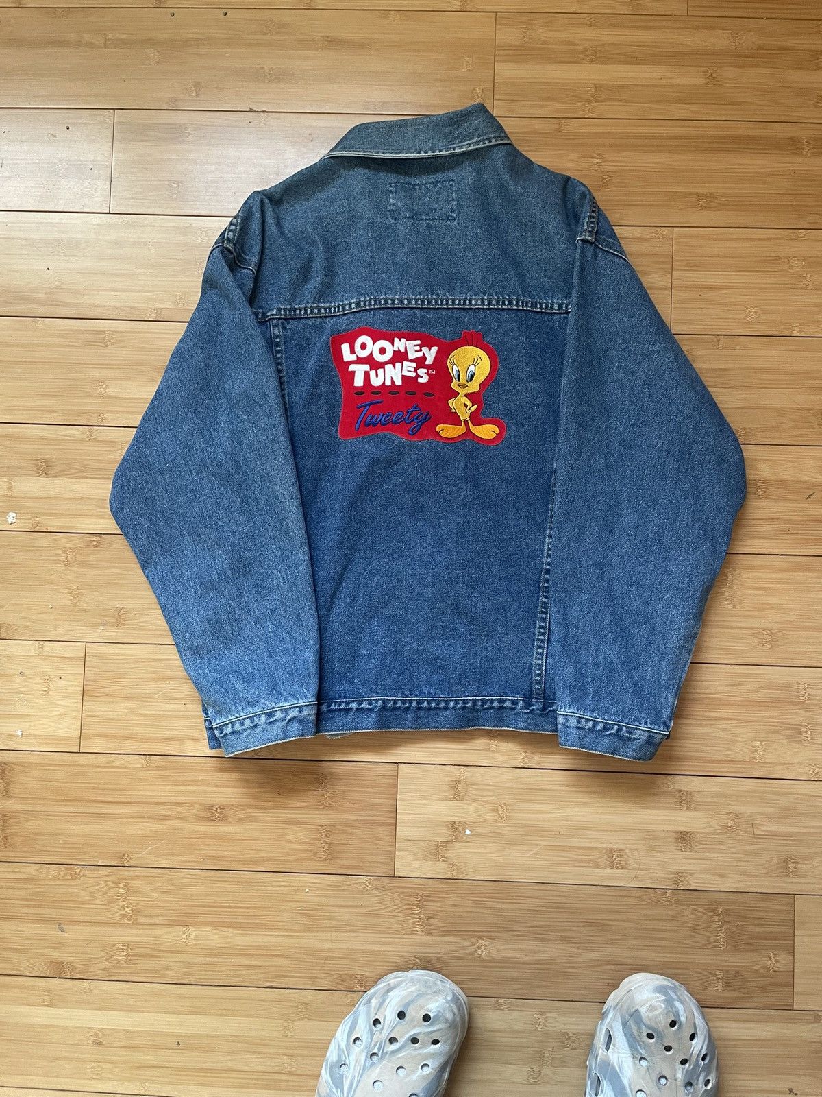 Other Vintage embroidered denim jacket Size M / US 6-8 / IT 42-44 - 1 Thumbnail