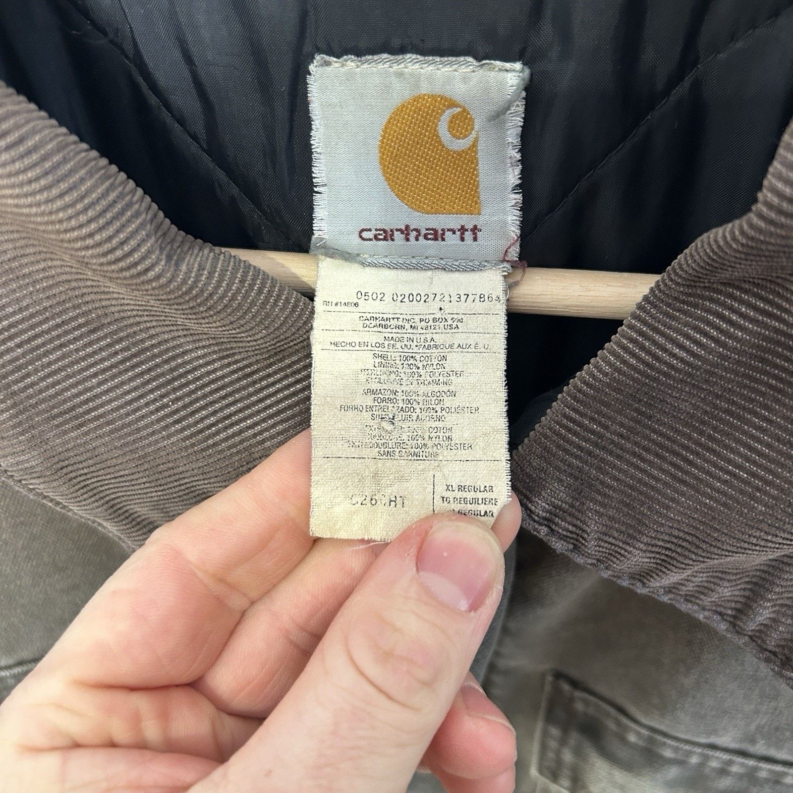 Carhartt Vintage Carhartt Quilted Artic Jacket “Chestnut” C26 CHT Size US XL / EU 56 / 4 - 14 Thumbnail