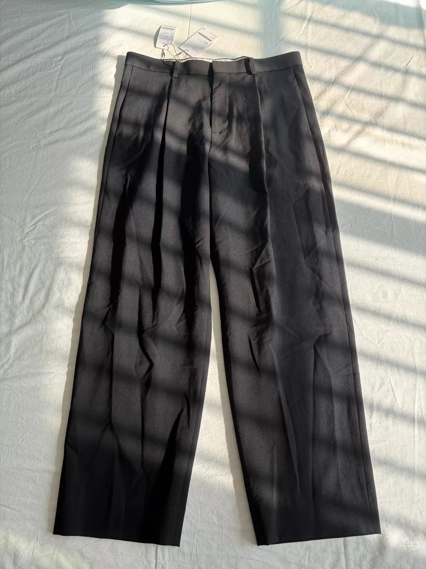 Sophnet. SOPHNET. Wool Relax-Fit Slacks K33 Size US 33 - 1 Thumbnail