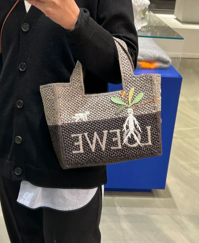 Loewe LOEWE size os Mandala grass woven multicolored basket bag Size ONE SIZE - 2 Thumbnail