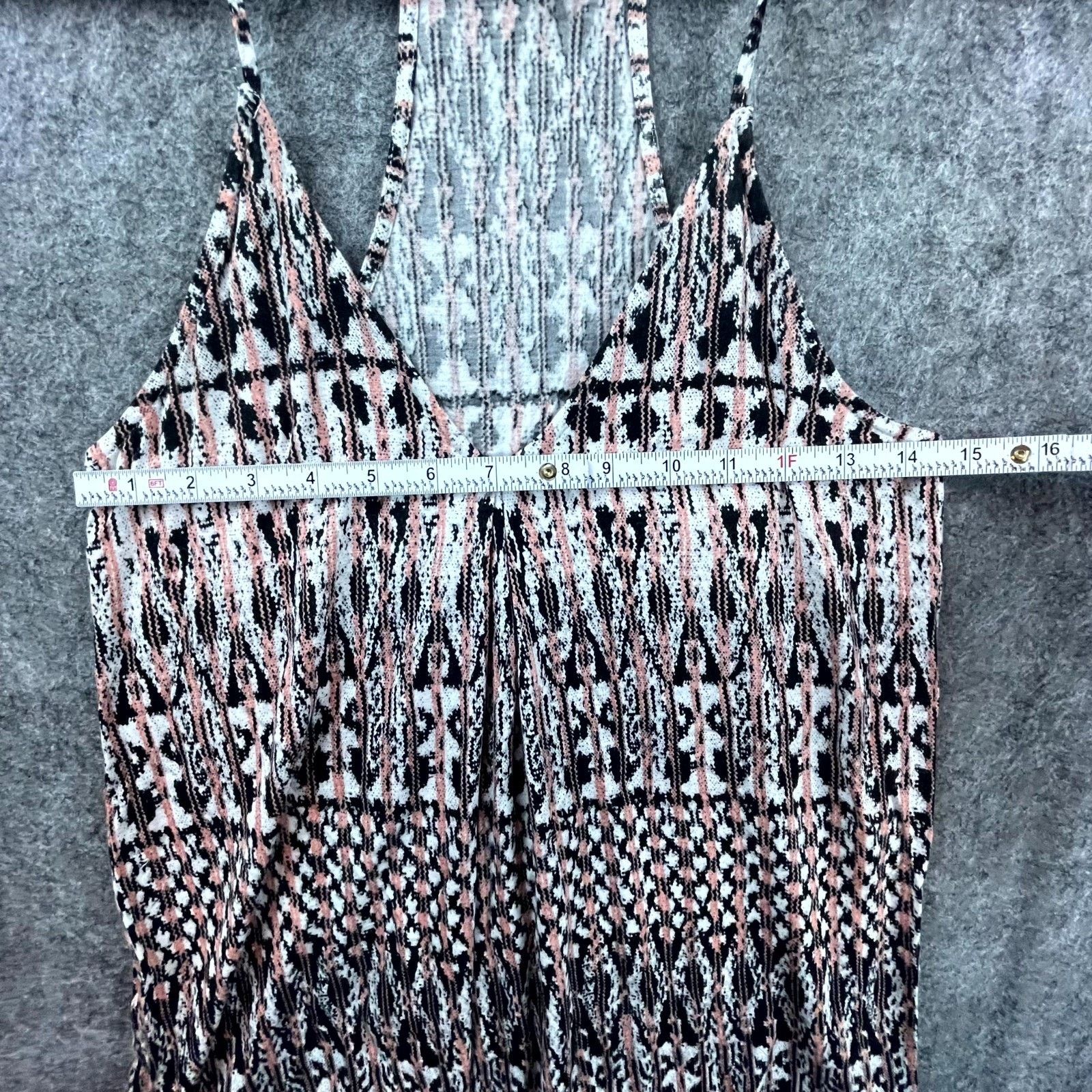 Joie Joie Camisole Top Womens Medium Pink Black Aztec Boho Layer Size M / US 6-8 / IT 42-44 - 4 Thumbnail