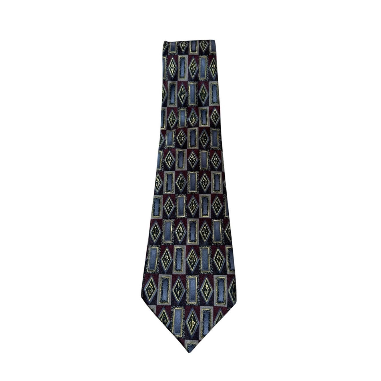 Other Cocktail Colors Abstract Print Silk Tie Size ONE SIZE - 3 Thumbnail