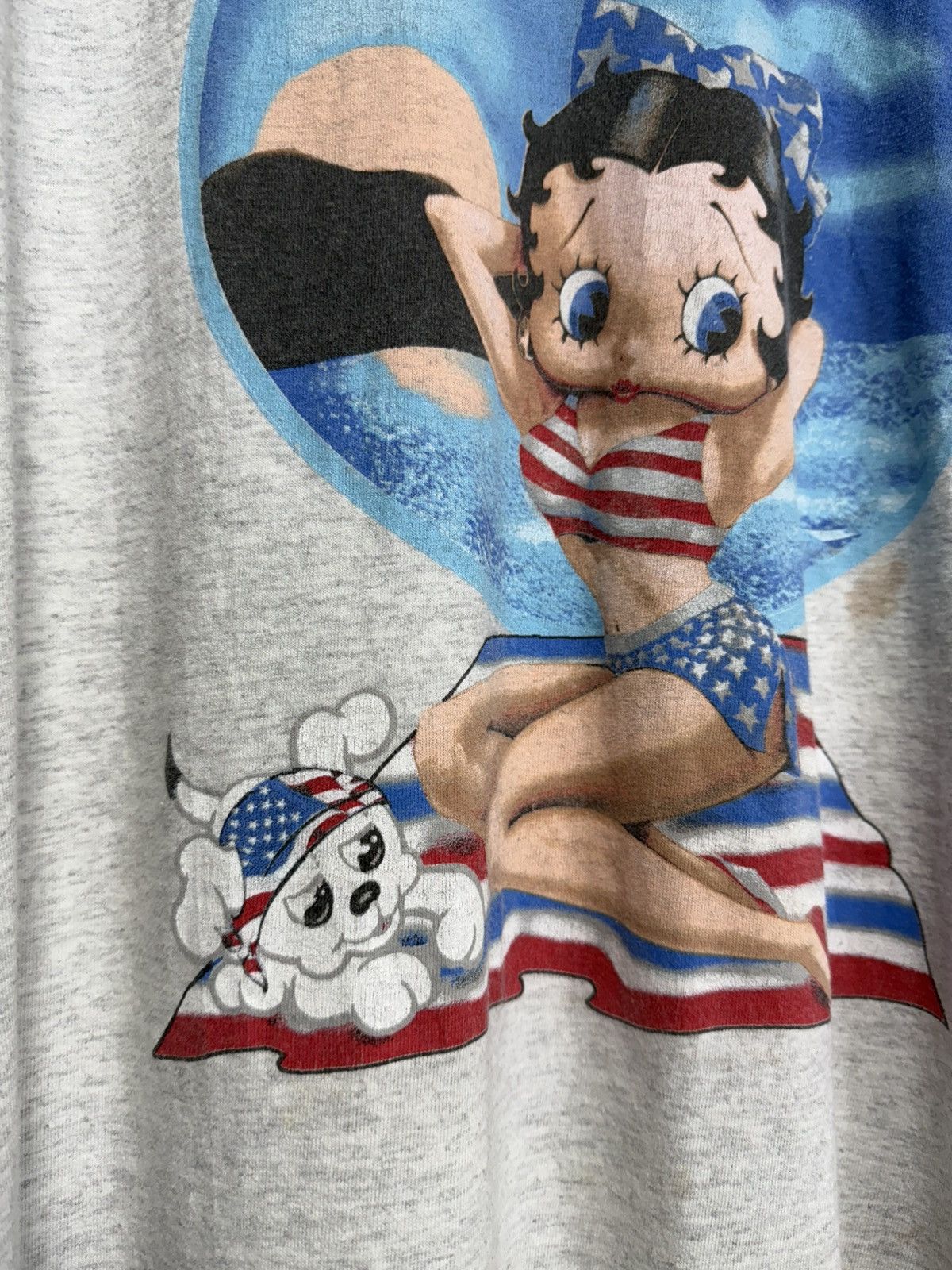 Vintage Vintage 90’s Betty Boop Sailor T-Shirt Adult Size 2XL Size US XXL / EU 58 / 5 - 5 Thumbnail