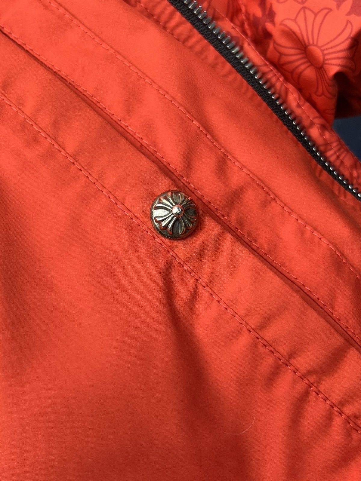 Chrome Hearts Chrome Hearts Red Monogram Cross Pattern Puffer Down Jacket Size US XL / EU 56 / 4 - 19 Thumbnail