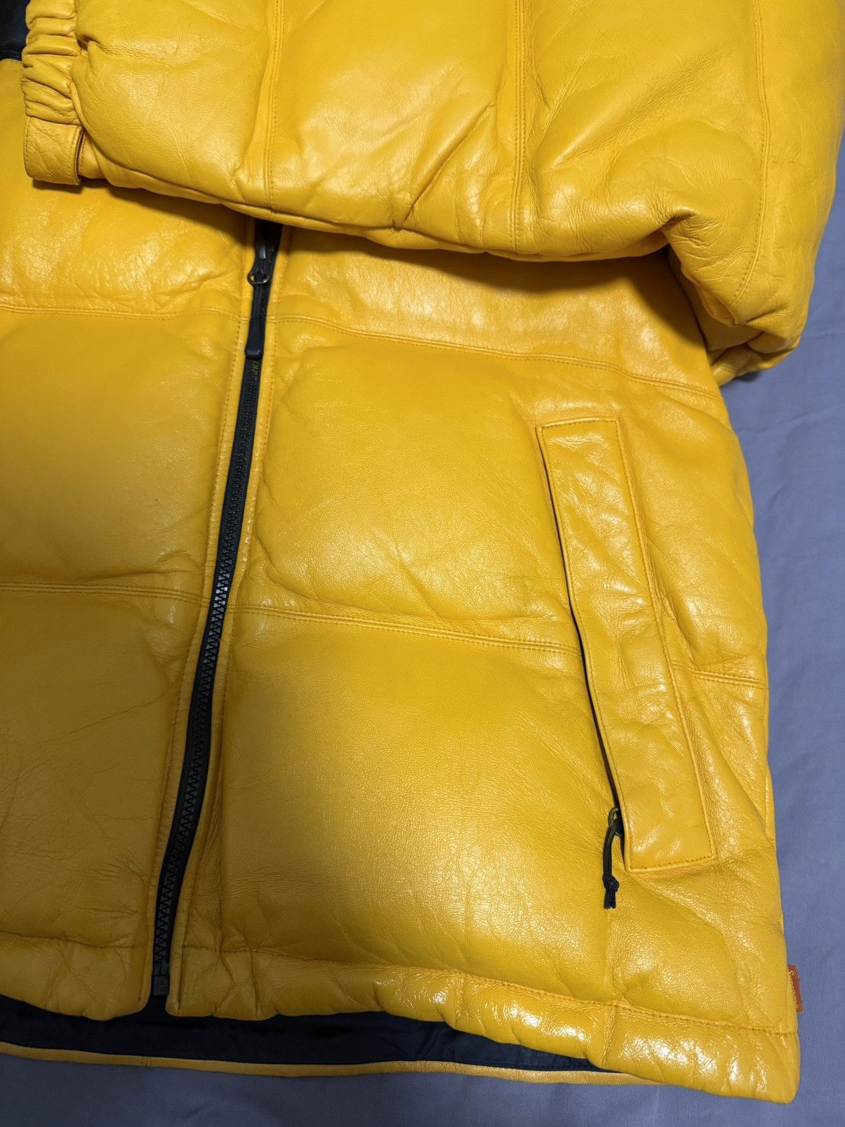 The North Face Supreme tnf the north face leather nuptse jacket red Size US M / EU 48-50 / 2 - 12 Thumbnail