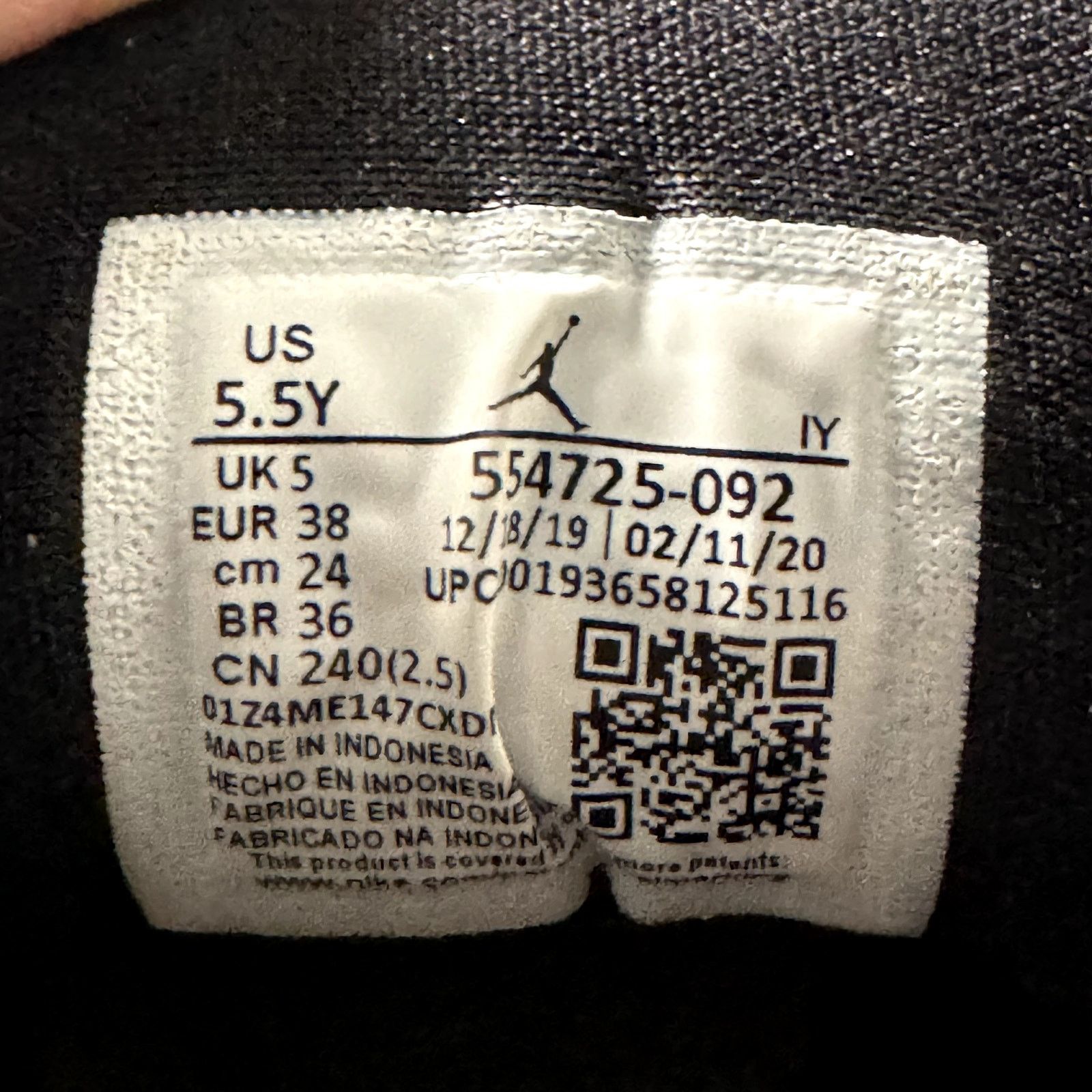 Jordan Brand × Nike Air Jordan 1 Mid GS Light Smoke Grey Men's Shoes - Size 5.5 Size US 5.5 / EU 38 - 7 Thumbnail