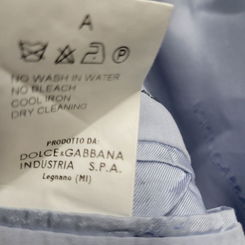 Dolce & Gabbana Dolce & Gabbana Powder Blue 3-Button Side Vent 48R (38US) Size 48L - 13 Thumbnail