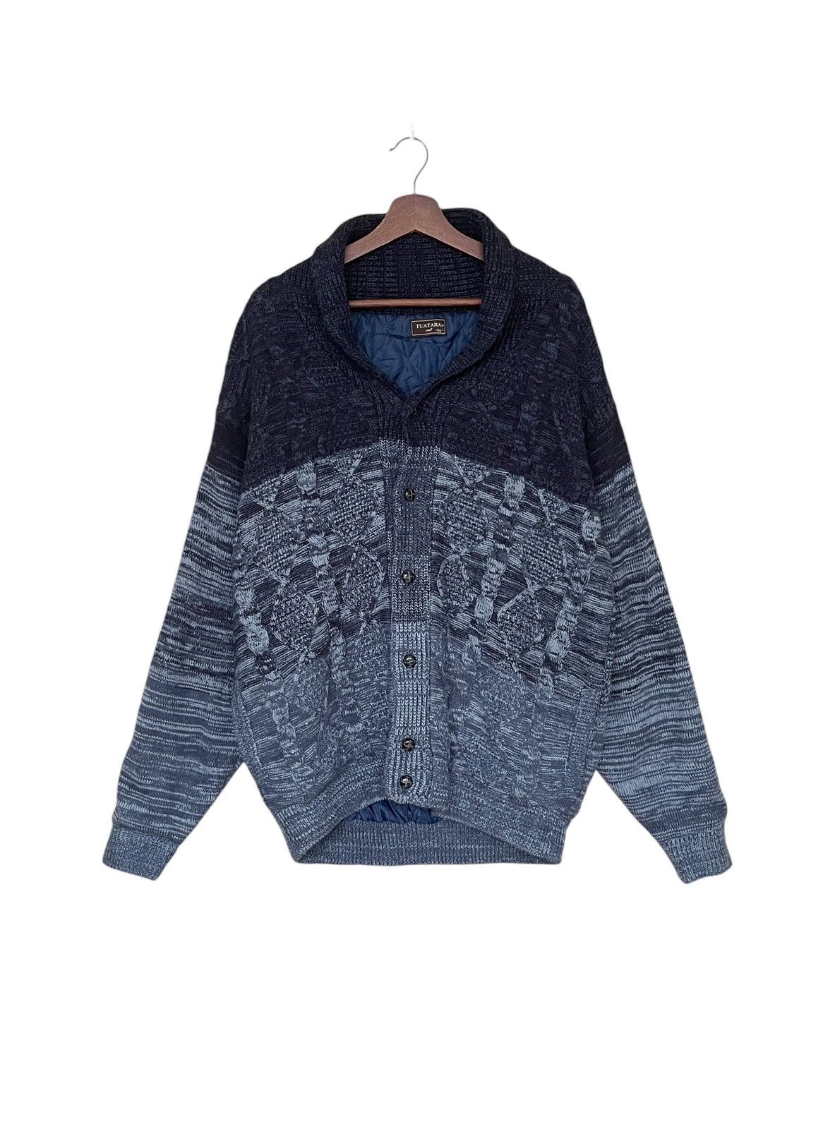 Coogi × If Six Was Nine Vintage Brand Tuatara Navajo Shawl Collar 1990s Size US L / EU 52-54 / 3 - 1 Thumbnail