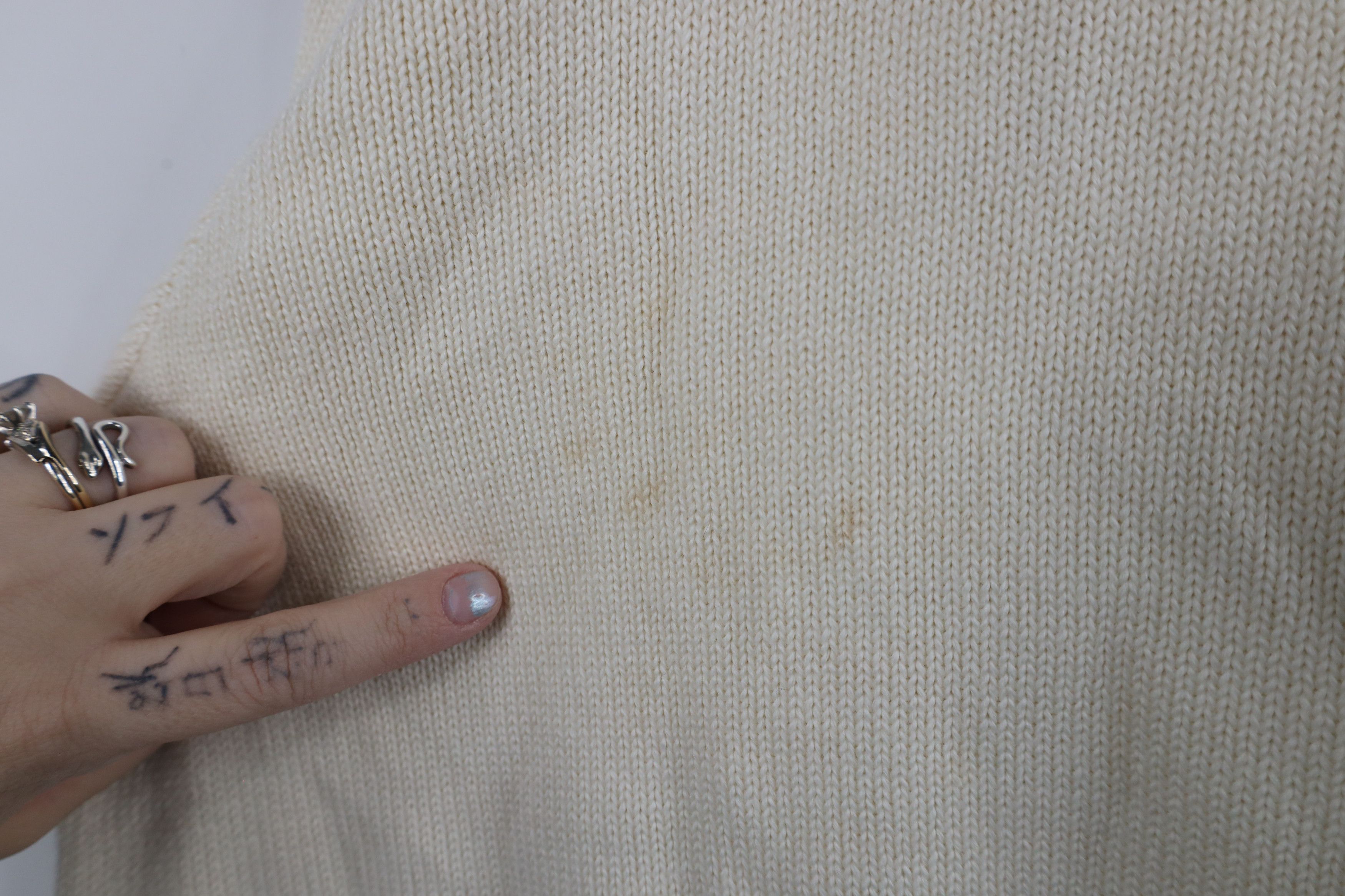 Ralph Lauren Vintage 90s Ralph Lauren Half Zip Pullover Sweater Cream Size US XXL / EU 58 / 5 - 10 Thumbnail
