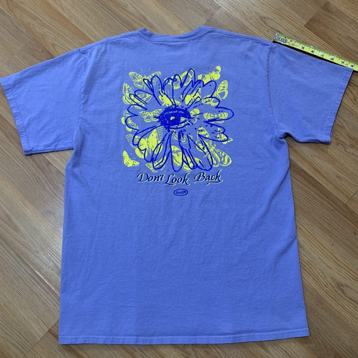 Huf Sz L- HUF Don’t Look Back Cat Tee (Blue/Yellow) Size US L / EU 52-54 / 3 - 2 Thumbnail