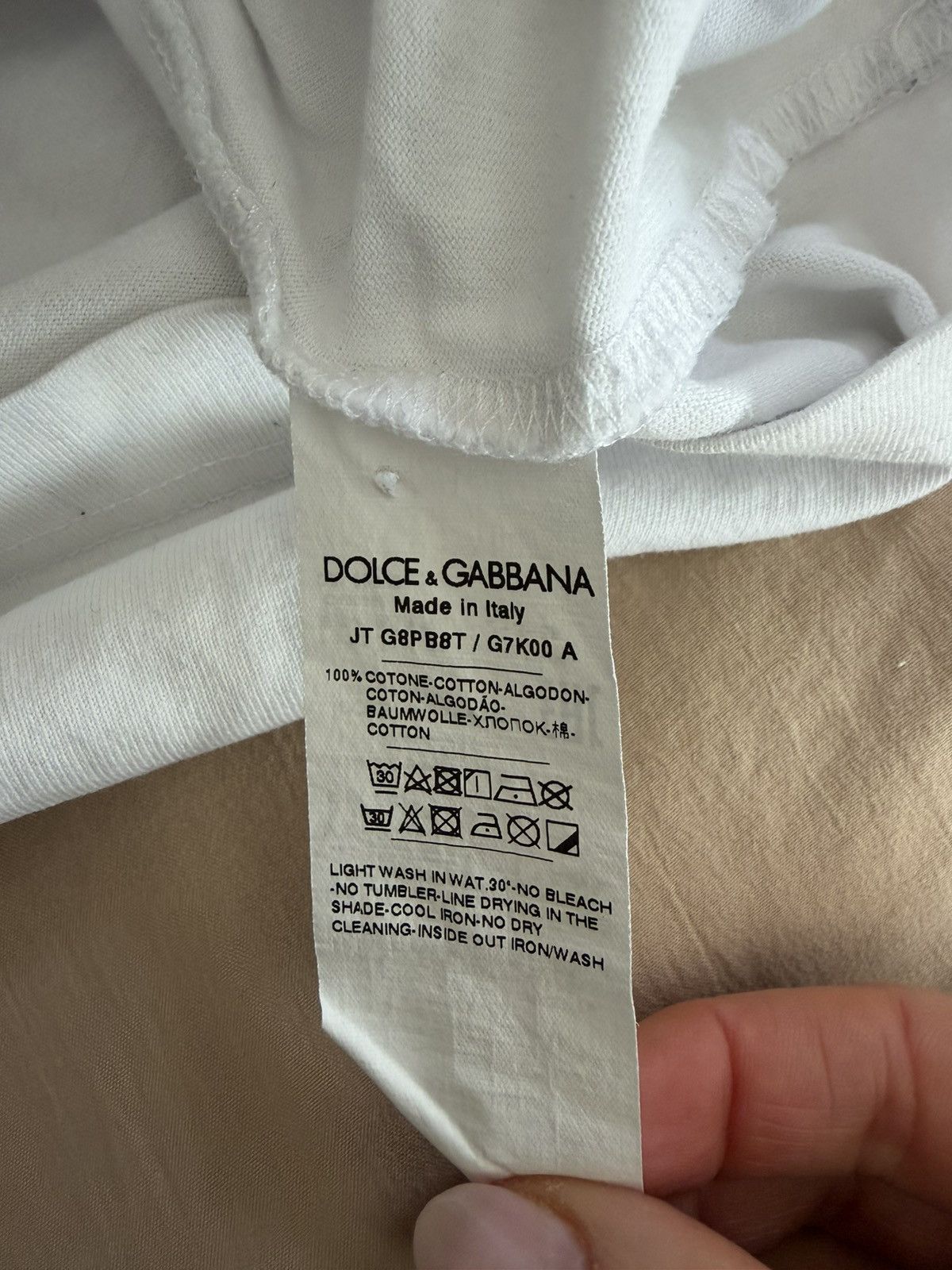 Dolce & Gabbana Dolce & Gabbana Tshirt size L Size US L / EU 52-54 / 3 - 3 Thumbnail