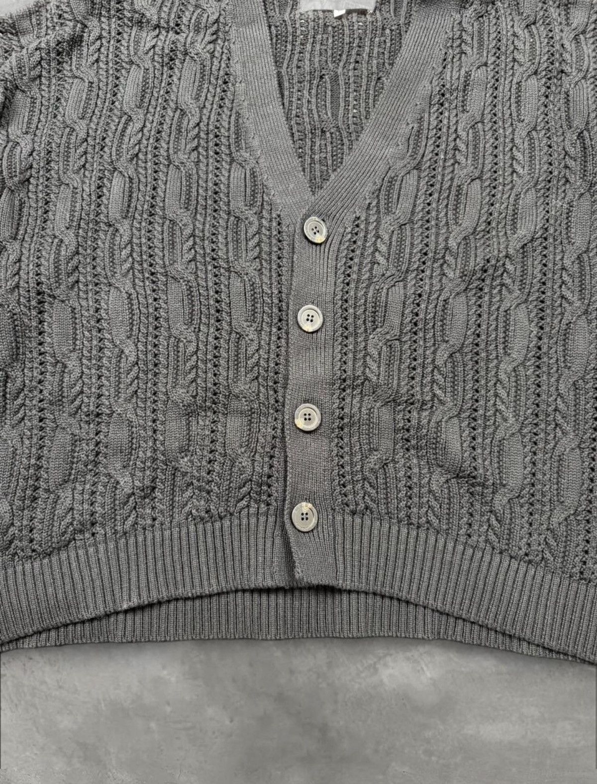 Other Eme Studios Inger Black Knit Cardigan Size US L / EU 52-54 / 3 - 3 Thumbnail