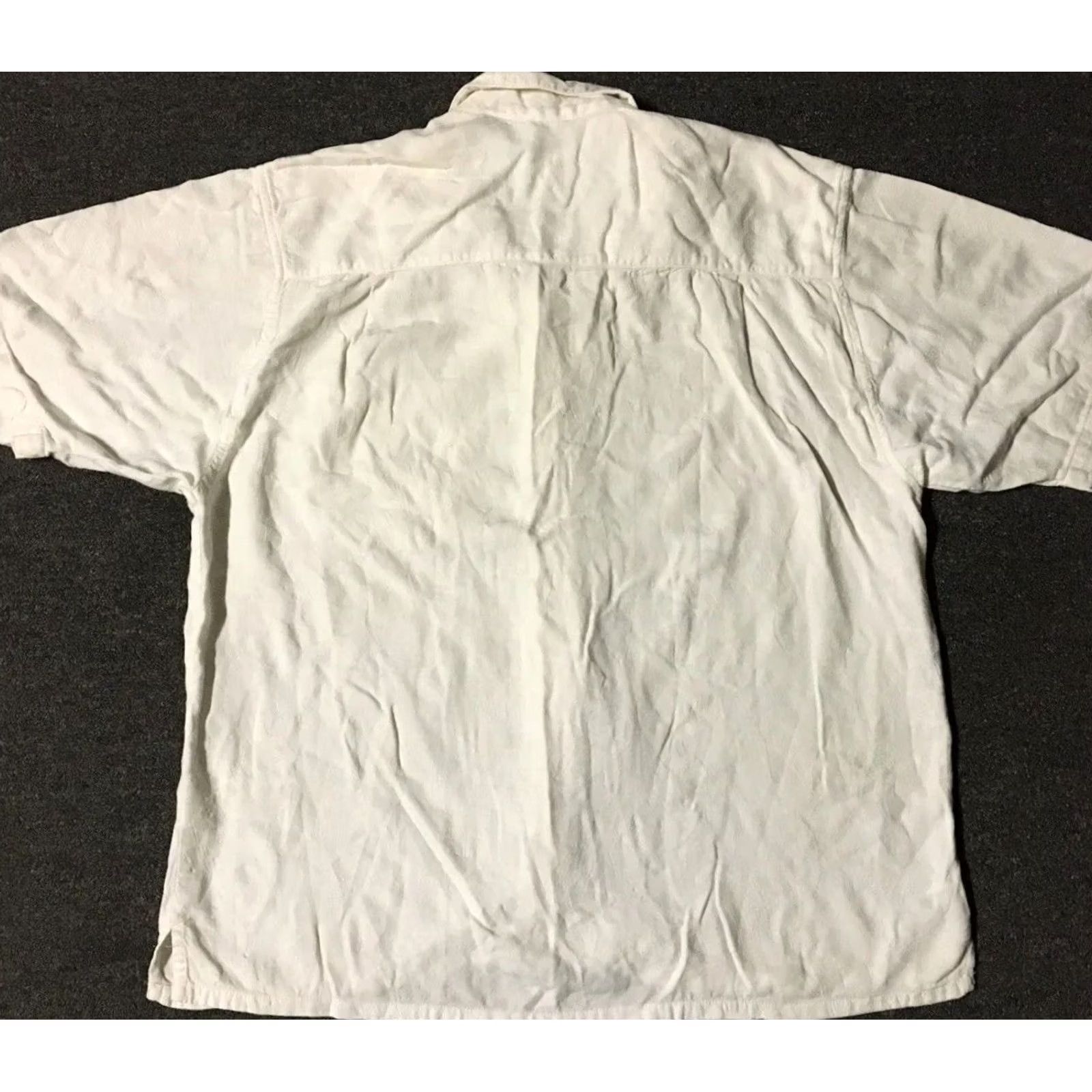 Gotcha VINTAGE OP Ocean Pacific Shirt M White Textured Floral Surf Skate Beach 90s 80s Mens Size US M / EU 48-50 / 2 - 5 Thumbnail