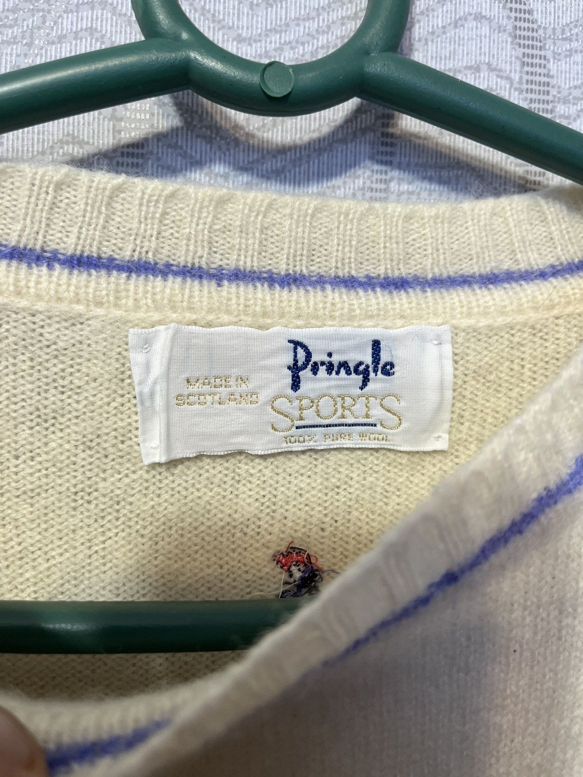 Pringle Of Scotland × Vintage Vintage Pringle of Scotland Sport 100% Pure Wool Sweater Size US M / EU 48-50 / 2 - 8 Thumbnail