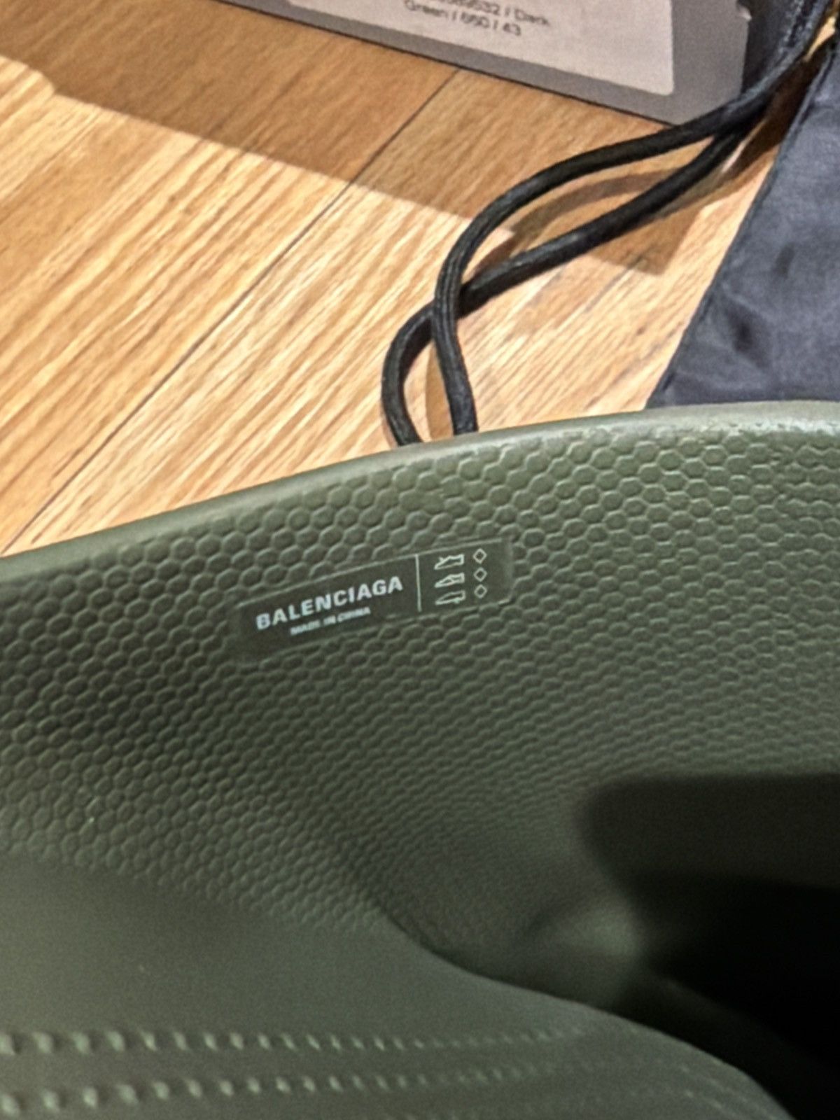 Balenciaga × Crocs Balenciaga crocs dark green size 43 Size US 10 / EU 43 - 3 Thumbnail