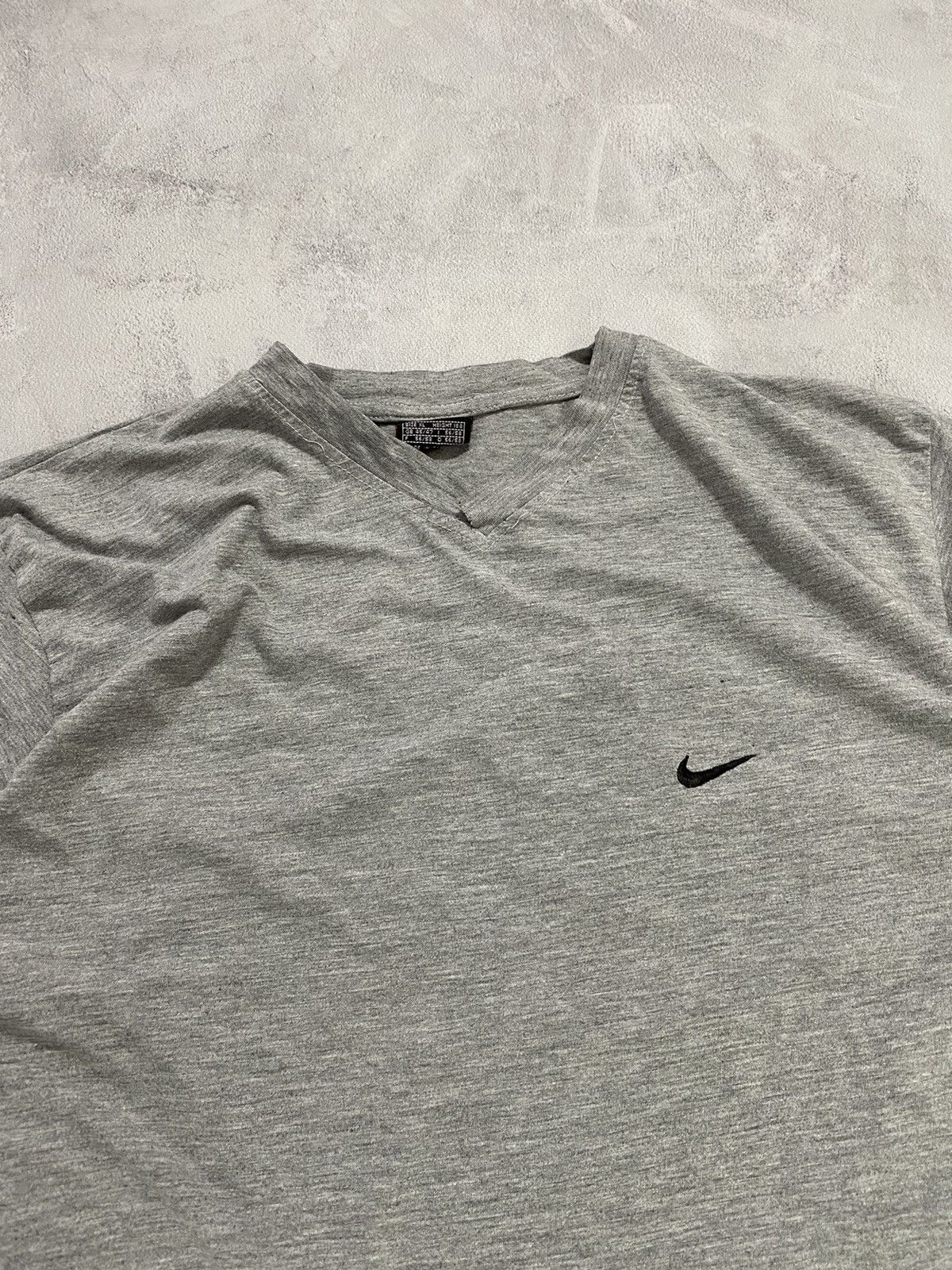Nike × Vintage 👽 Vintage T Shirt Nike Mini Swoosh Size US XL / EU 56 / 4 - 2 Thumbnail