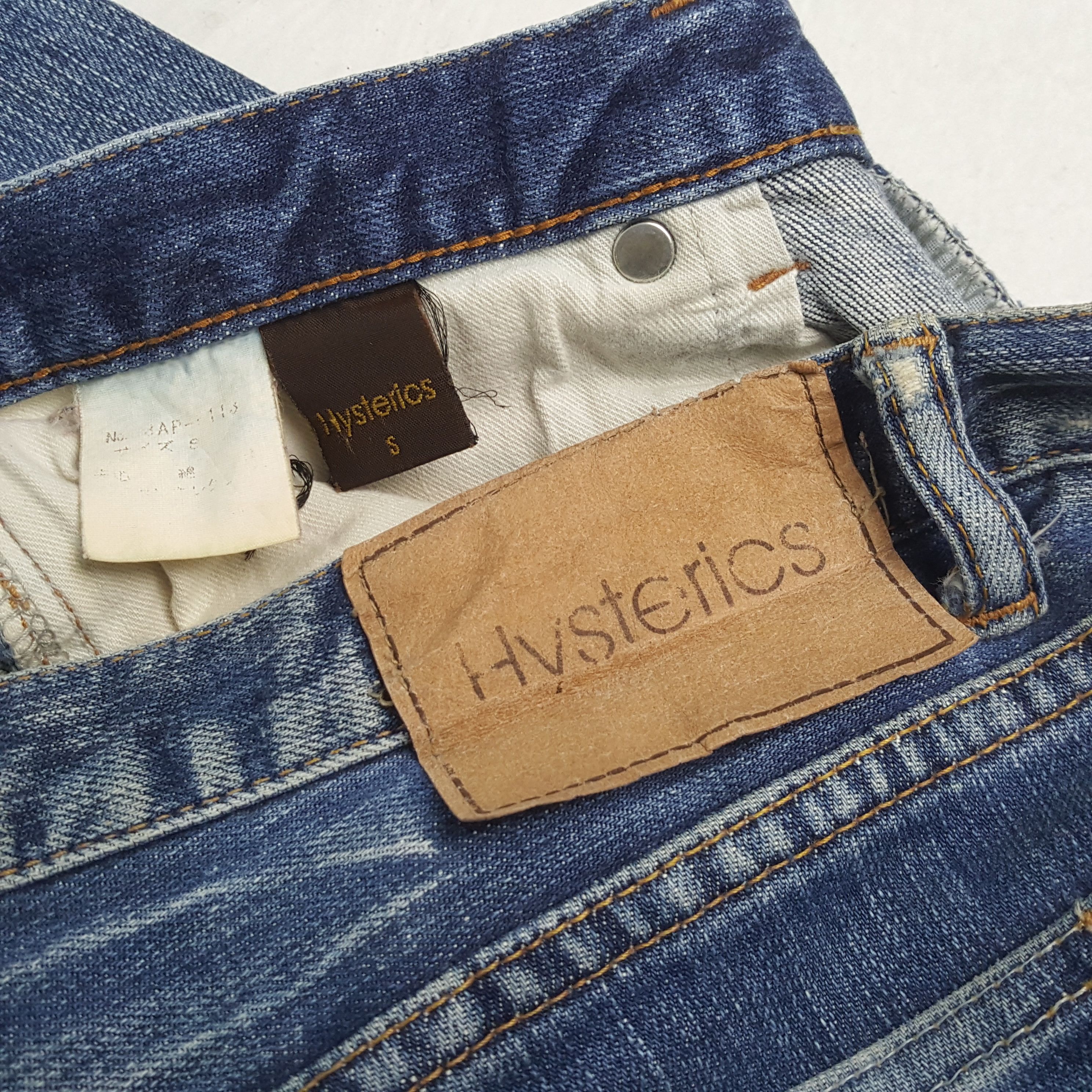 Hysteric Glamour × Japanese Brand × Vintage HYSTERIC GLAMOUR Japanese Brand Streetwear Custom Art Jeans Size 30" / US 8 / IT 44 - 14 Thumbnail