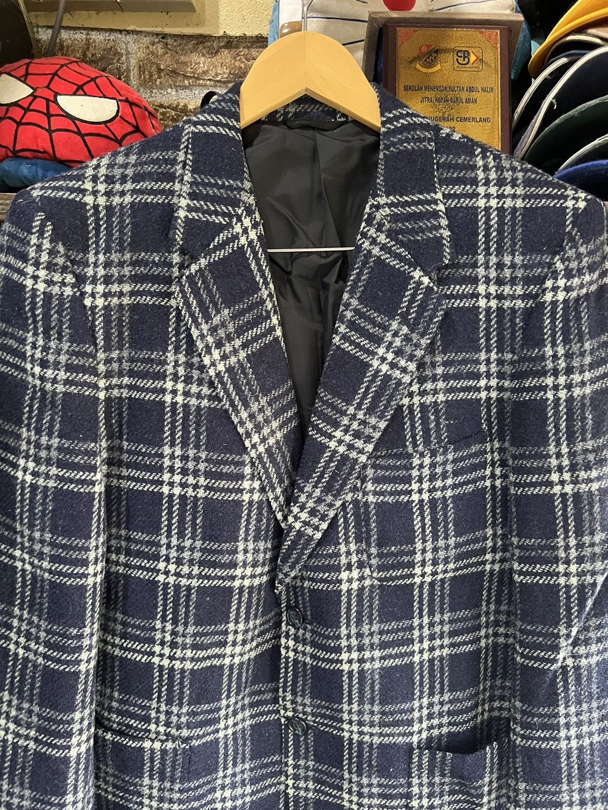 Harris Tweed 🔥Hand Woven Harris Tweed Knit Blazer Size 44S - 11 Thumbnail