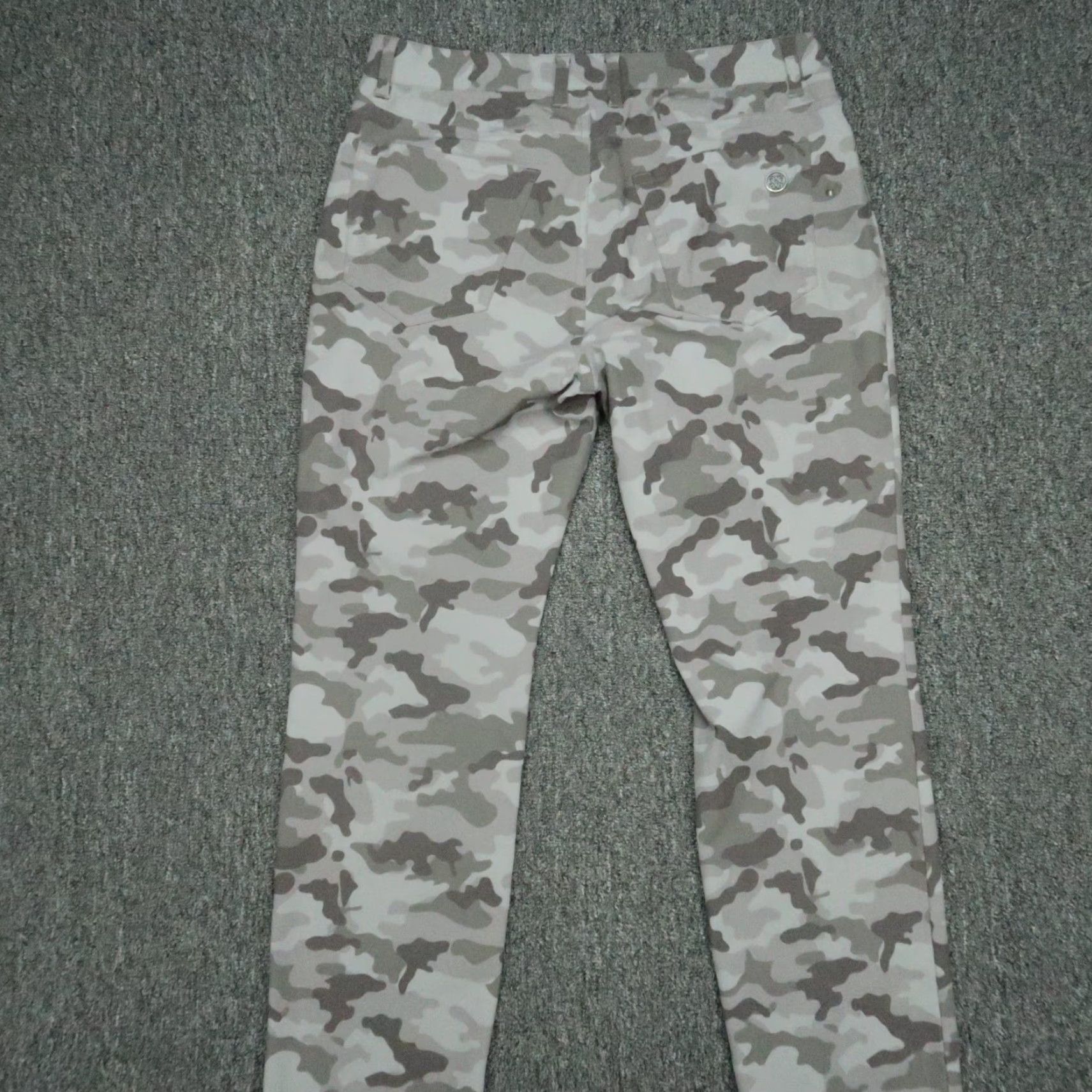 G/FORE G/Fore Pants Mens 32x32 Gray Camo Performance 5-Pocket Golf Chino Trouser Shirt Size US 32 / EU 48 - 5 Thumbnail