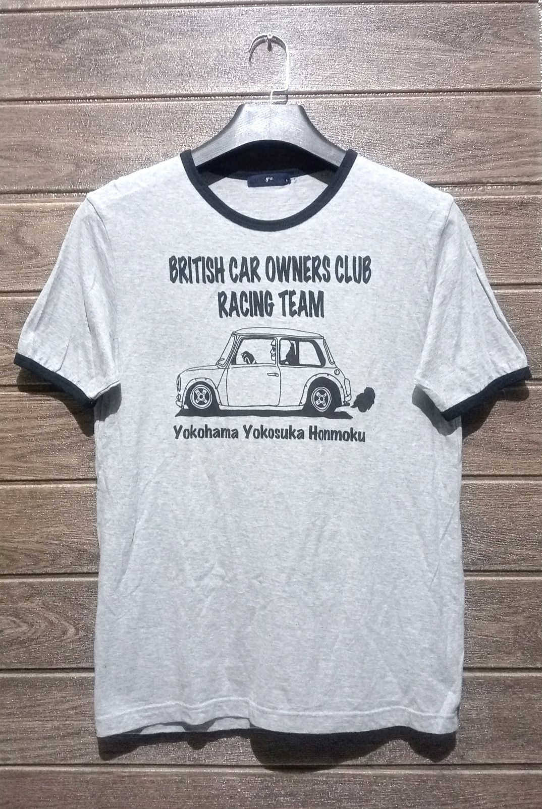 Japanese Brand Vintage British Car Owners Club Racing Team Ringer Tee Size US M / EU 48-50 / 2 - 1 Thumbnail