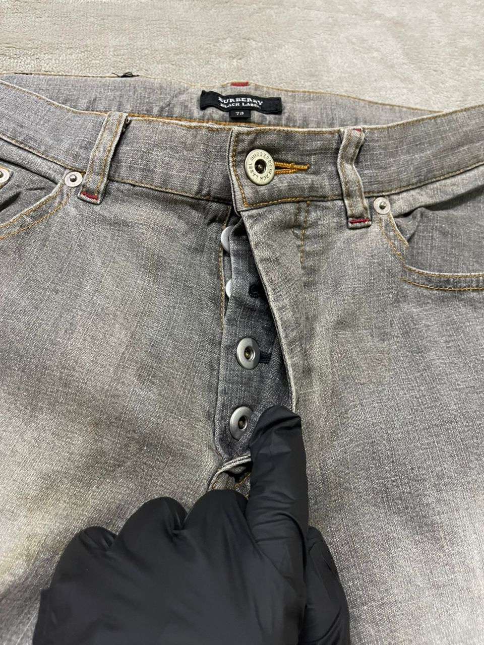 Burberry Burberry Black Label Distressed Denim Size US 30 / EU 46 - 9 Thumbnail