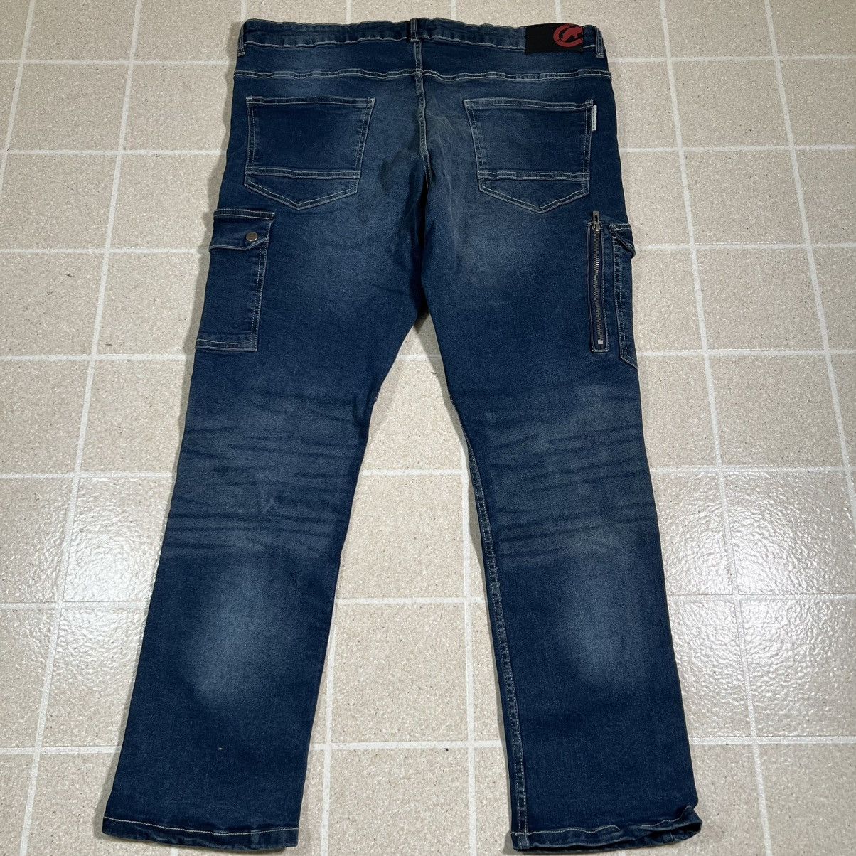 Ecko Unltd. Ecko Jeans 40x30 Straight Cargo Pocket Blue Denim Y2K Skate Size US 40 / EU 56 - 1 Thumbnail