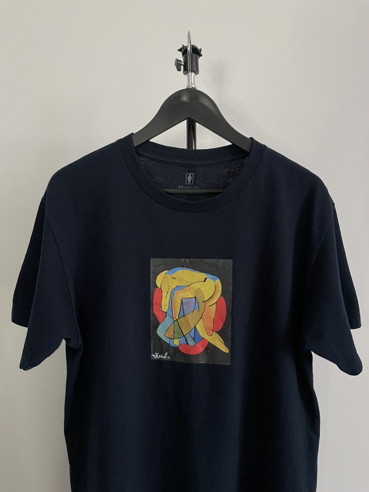 Girl Skateboards Girl Skateboards 00’s Printed Logo Y2K T-Shirt Dark Blue Size US M / EU 48-50 / 2 - 2 Thumbnail