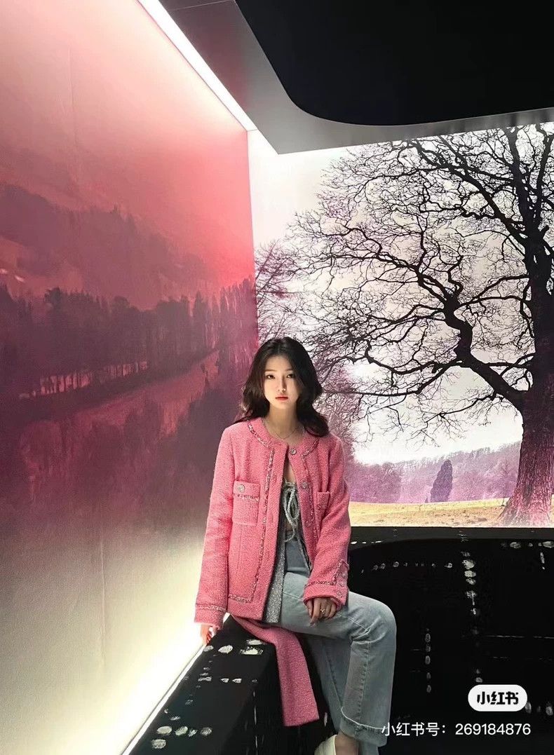 Chanel Chanel High-end handicraft workshop pink tweed medium-leng Size XS / US 0-2 / IT 36-38 - 8 Thumbnail