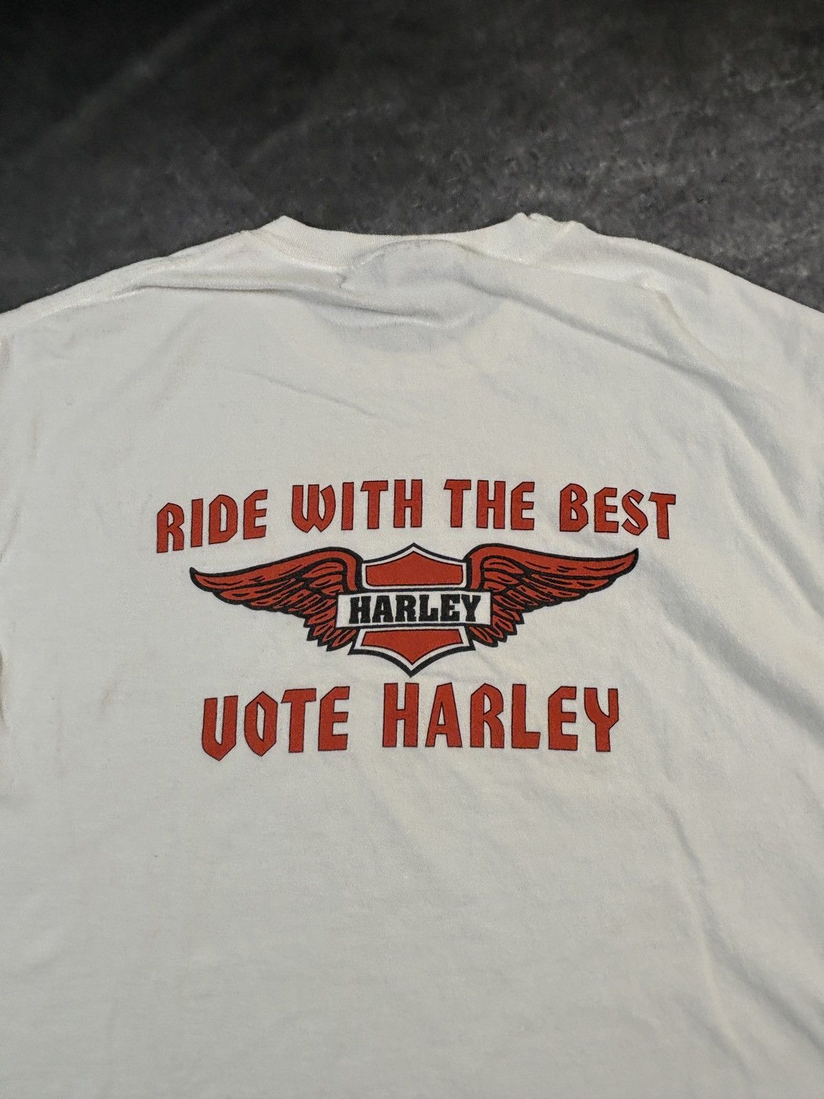 Harley Davidson Vintage Harley Davidson Tee Motorcycle 1990s Biker Shirt Size US L / EU 52-54 / 3 - 2 Thumbnail