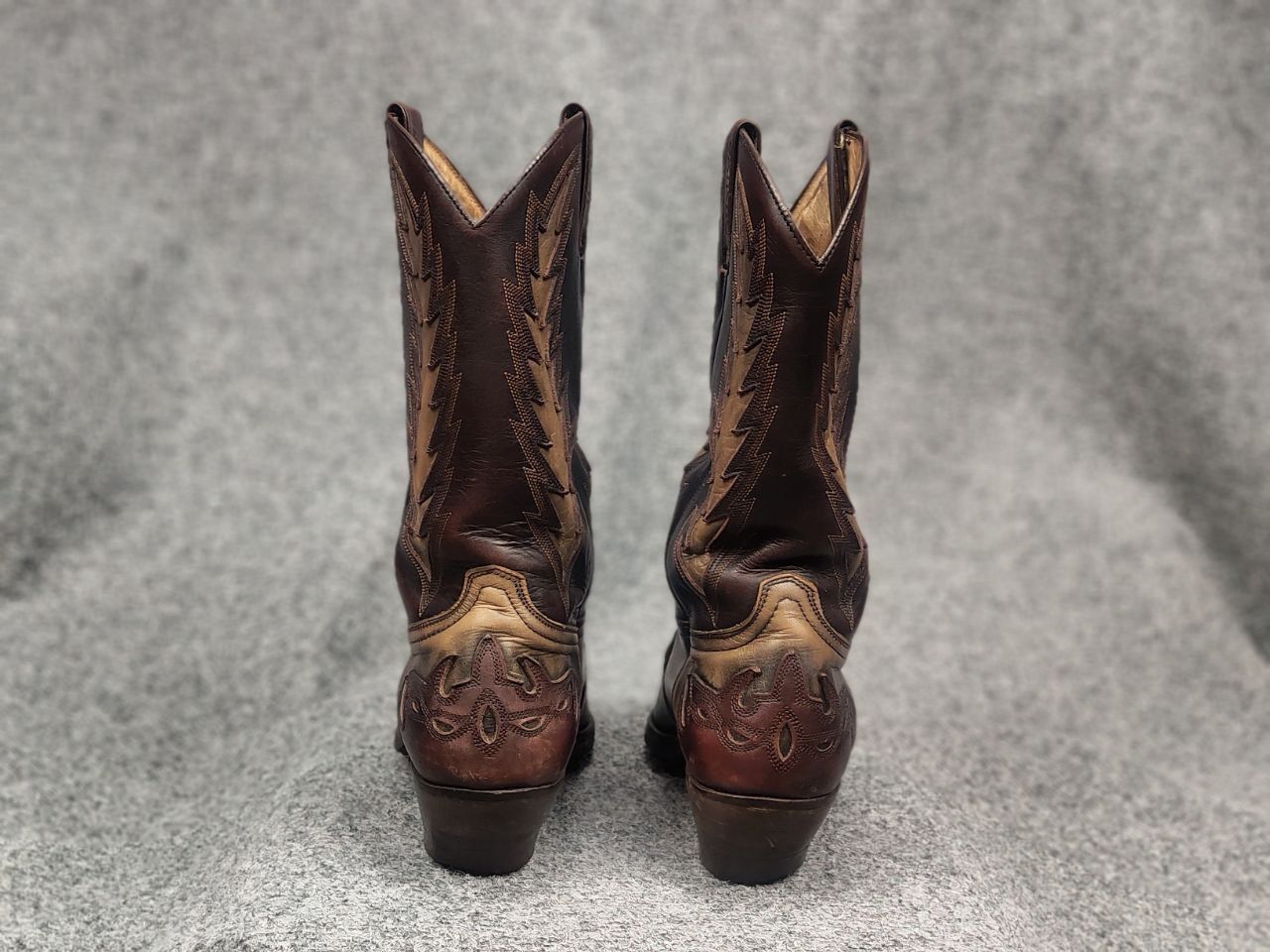 Sancho Boots Vintage Sancho Boots Leather embroidered Western Cowboy Size US 7.5 / EU 40-41 - 8 Thumbnail