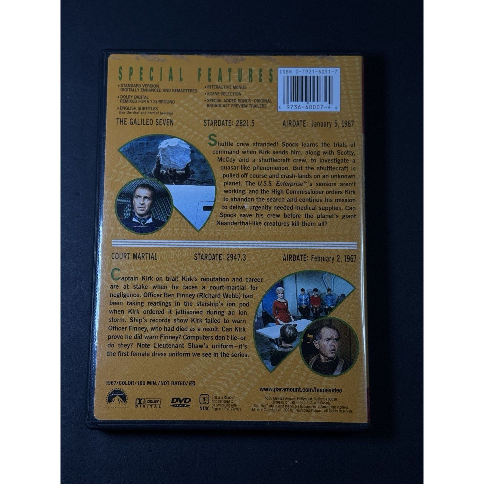 Other Star Trek - The Original Series, Vol. 7,(DVD) VERY GOOD Size ONE SIZE - 2 Thumbnail