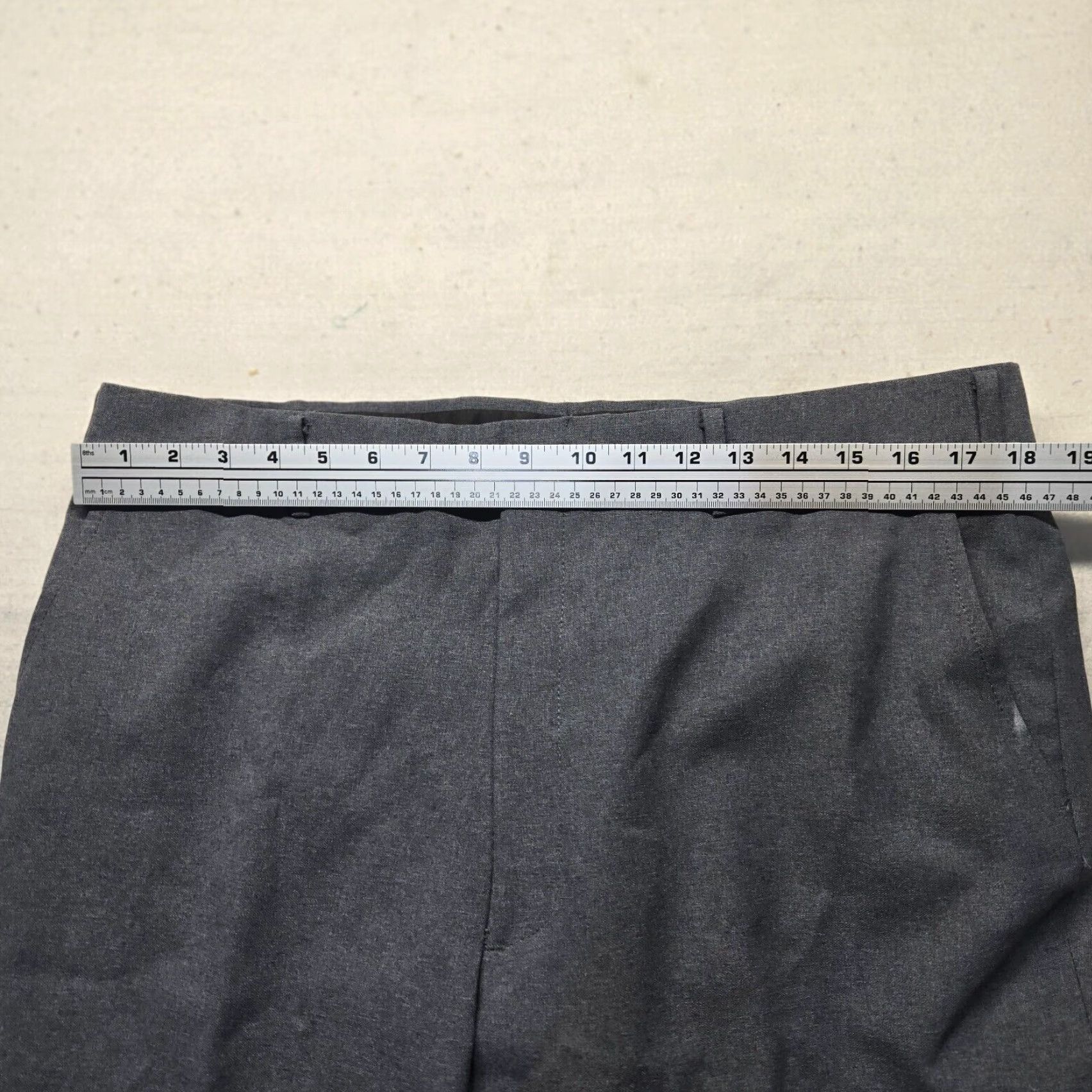 Vintage VISA Gray Pants Regular Men 38R Pockets Straight Inseam 30 in Dress Uniform Style America’s Freedom Size US 38 / EU 54 - 4 Thumbnail