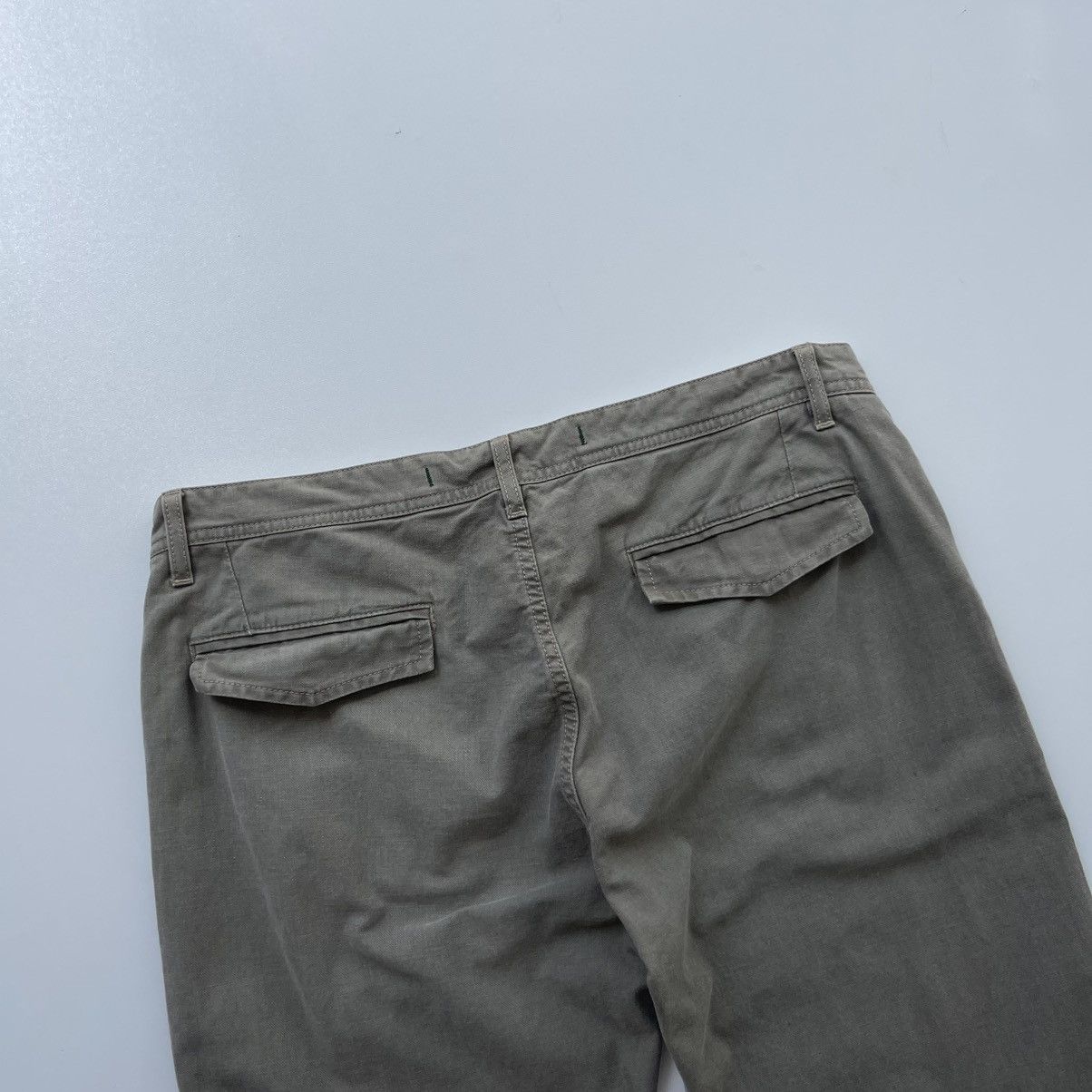 Scarti-Lab Scarti-Lab 101 2013 Vintage Cotton Chino Pants Green Casual Size US 36 / EU 52 - 6 Thumbnail