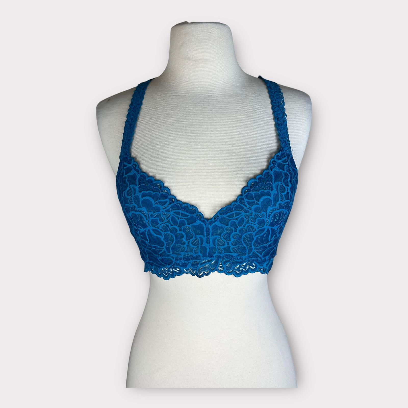 Target Basics Xhilaration | Women's Racerback Lace Bralette Bra | Small Size ONE SIZE - 6 Thumbnail