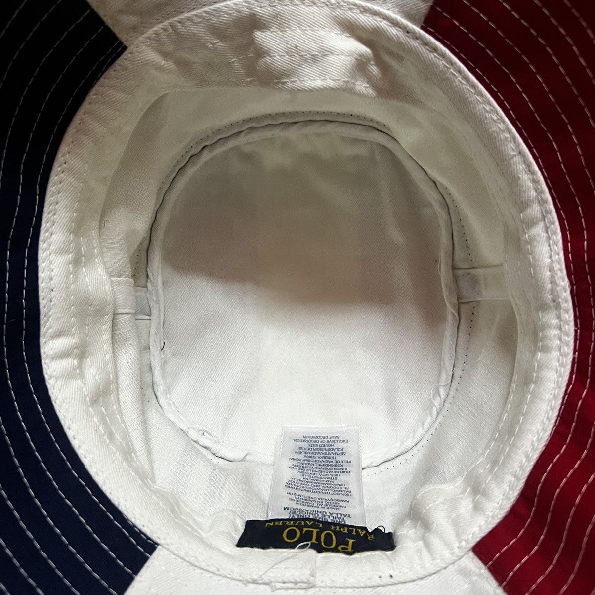 Polo Ralph Lauren Polo Ralph Lauren Big Logo Colour Block Bucket Hat Size ONE SIZE - 4 Thumbnail