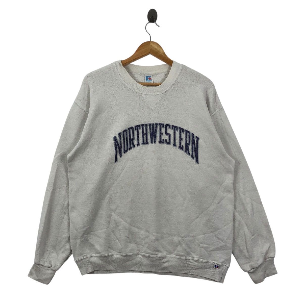 Vintage Vintage NORTHWESTERN USA Place By Russell AthleticSweatshirt Size US XXL / EU 58 / 5 - 2 Thumbnail