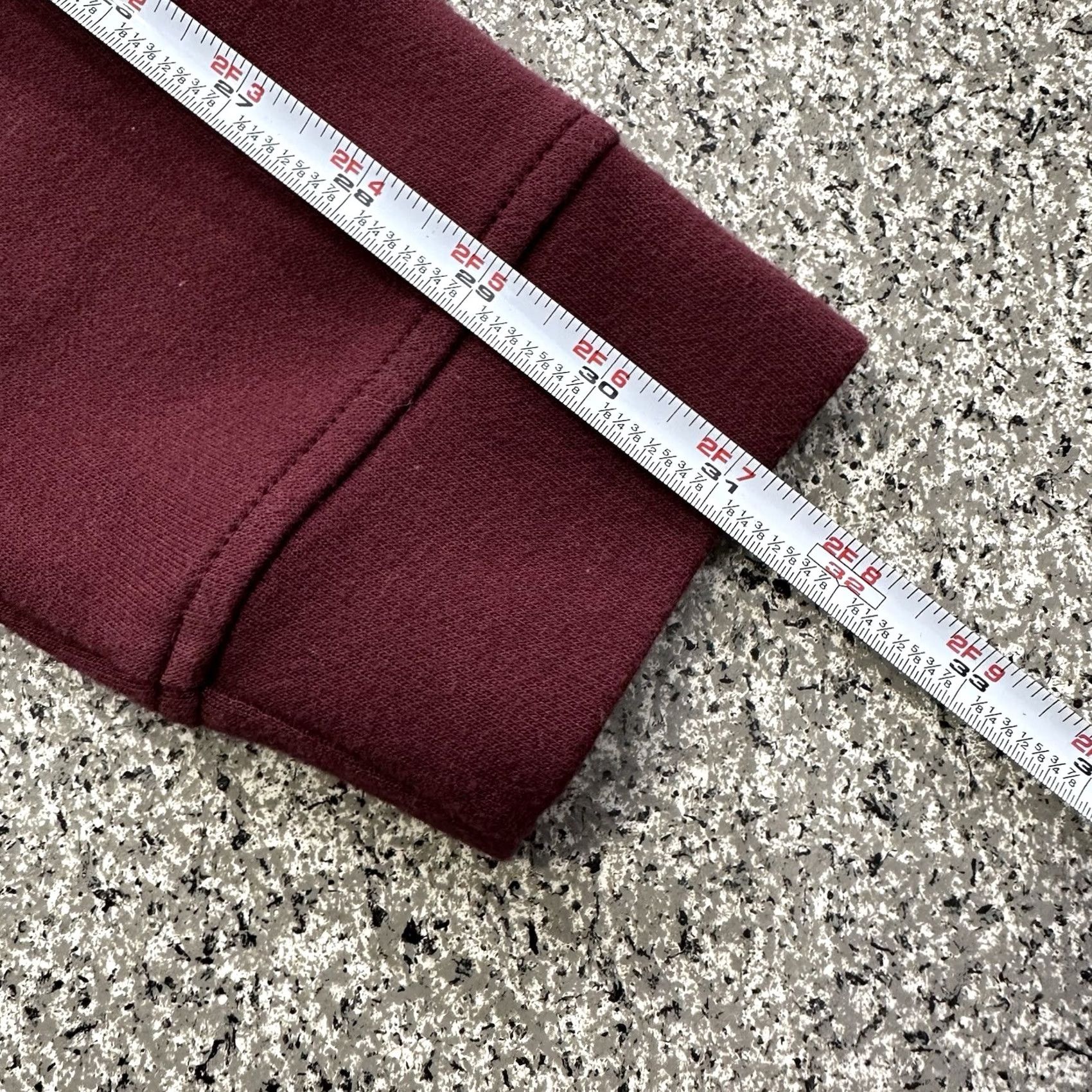 Tasso Elba Tasso Elba Mens XL Quarter Zip Pullover Mock Neck Cotton Polyester Maroon Red Sweater Size US XL / EU 56 / 4 - 6 Thumbnail