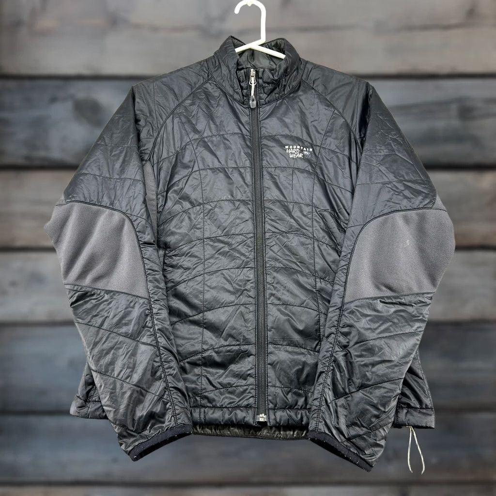 Mountain Hardwear VINTAGE Mountain Hardwear Jacket Womens M Black Puffer Full Zip Quilted Windbreaker Size M / US 6-8 / IT 42-44 - 1 Thumbnail