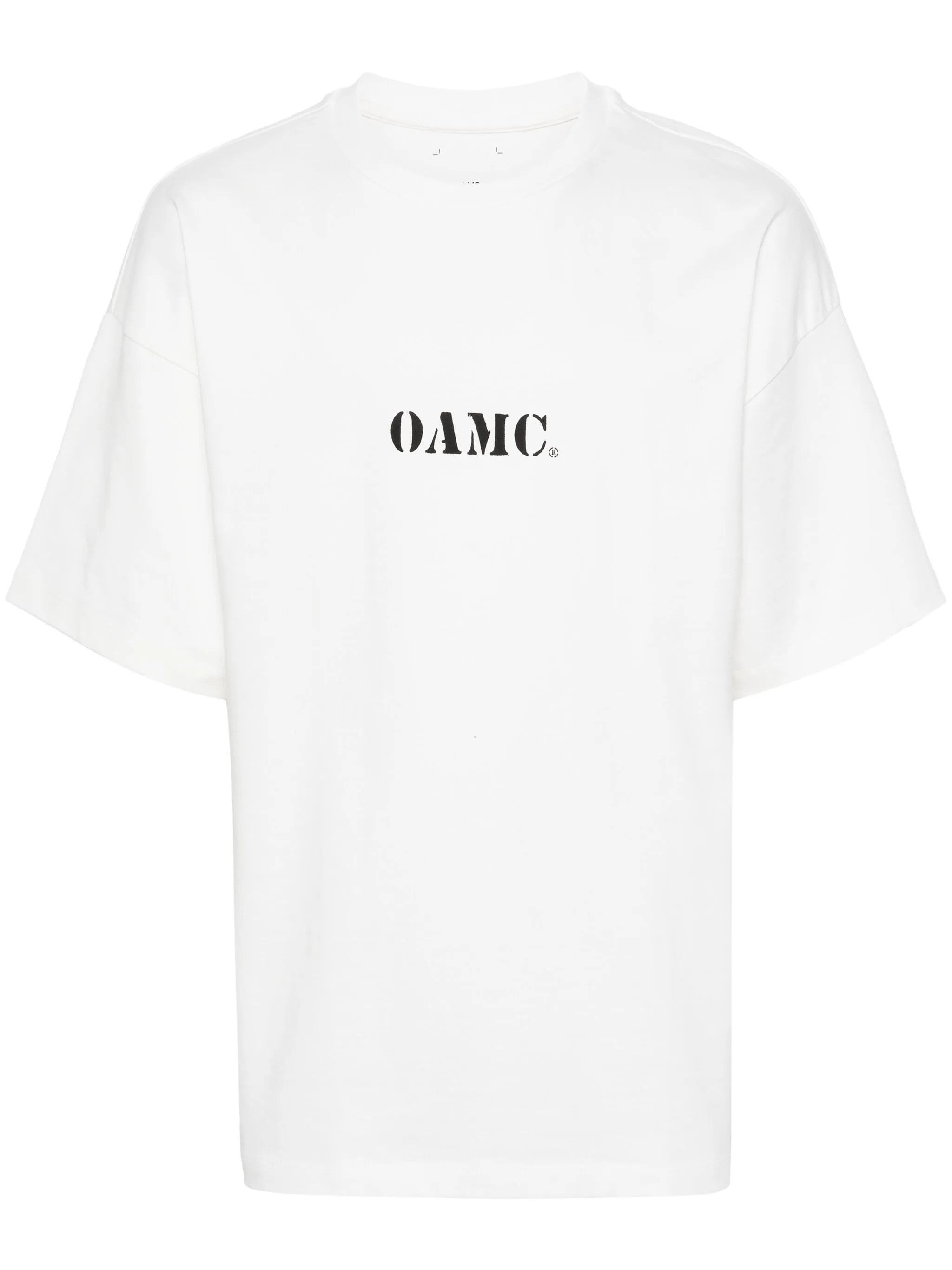 OAMC o1y0225 Logo Crewneck T-Shirt in White Size US XL / EU 56 / 4 - 1 Thumbnail