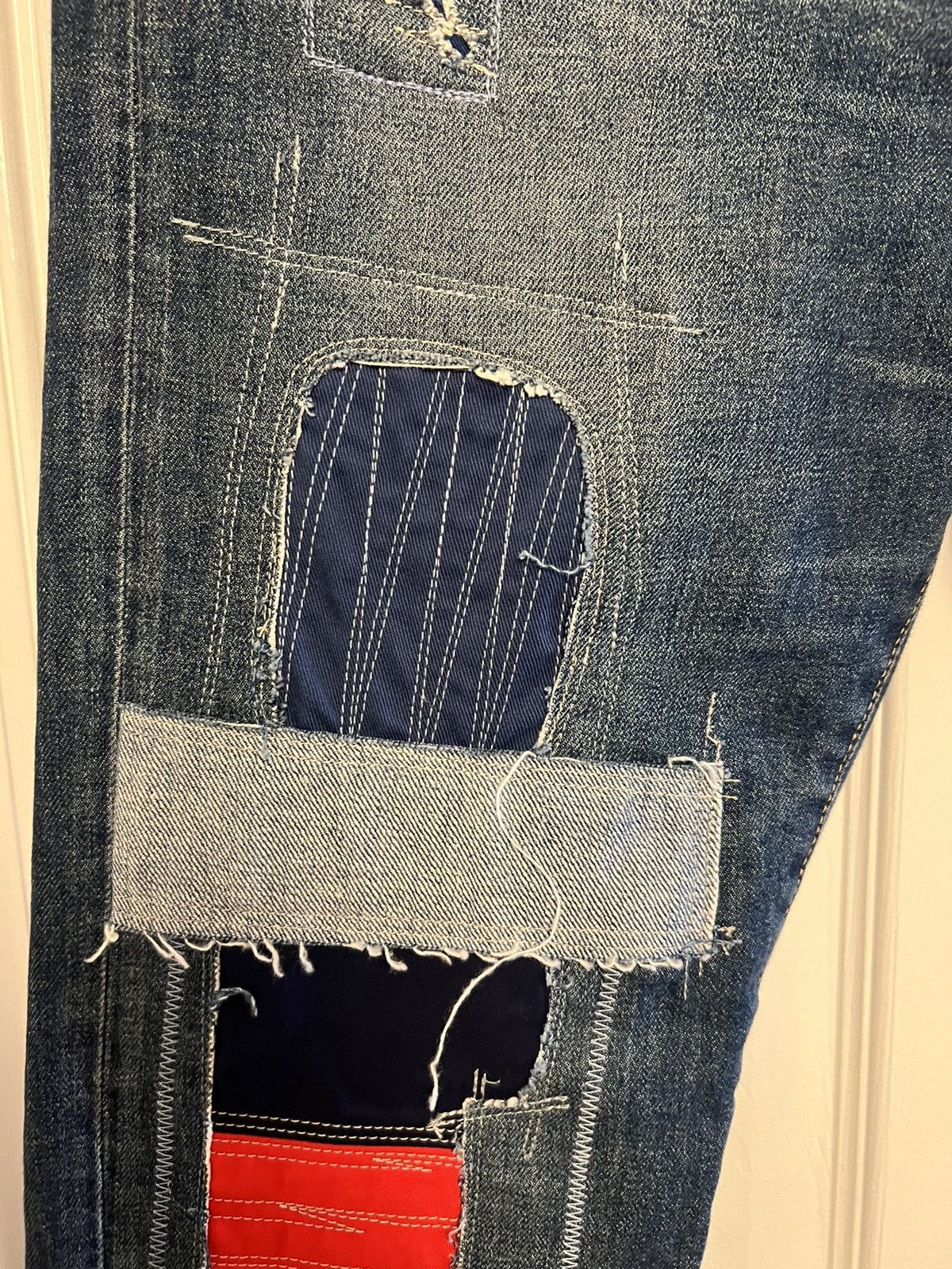 Comme des Garcons Junya Watanabe Commes Des Garçons Patchwork Jeans Brand New Size US 34 / EU 50 - 6 Thumbnail