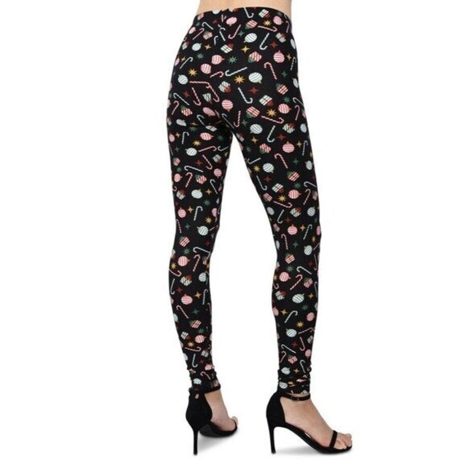 Planet Hollywood Planet gold leggings holiday Christmas junio size XS A000374 Size 22" - 2 Thumbnail