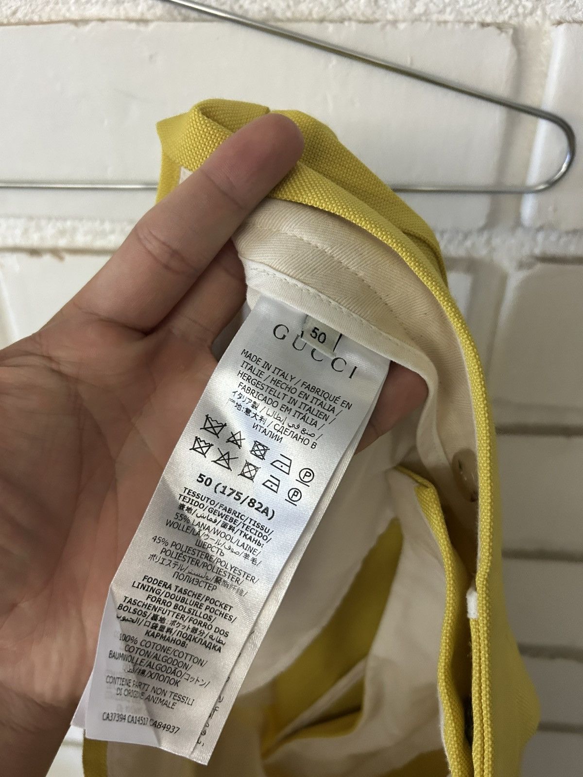 Gucci Gucci Yellow Trousers (sz50) Size US 34 / EU 50 - 4 Thumbnail