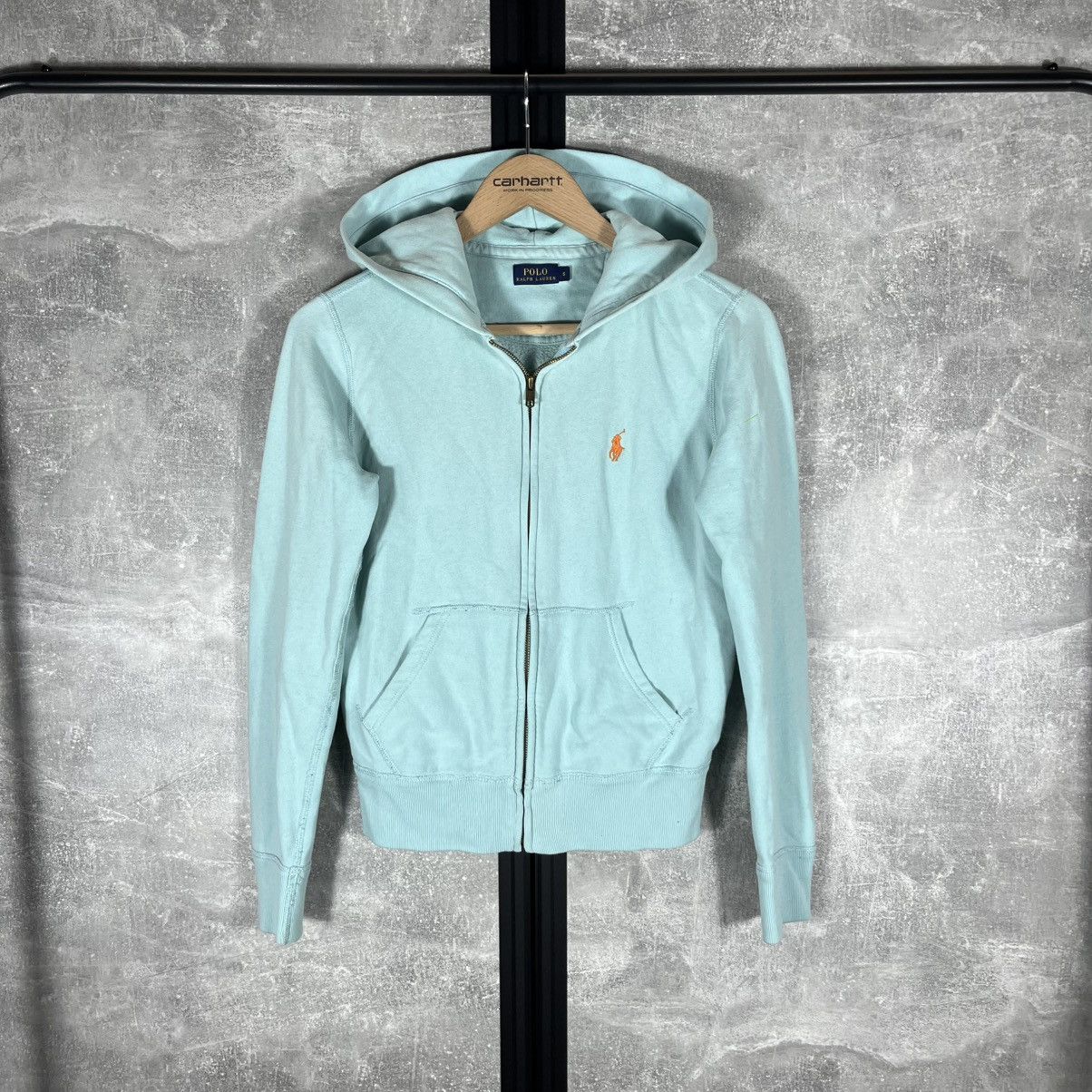 Polo Ralph Lauren POLO RALPH LAUREN VINTAGE SMALL PONY ZIP HOODIE SWEAT HYPE Size US XS / EU 42 / 0 - 2 Thumbnail