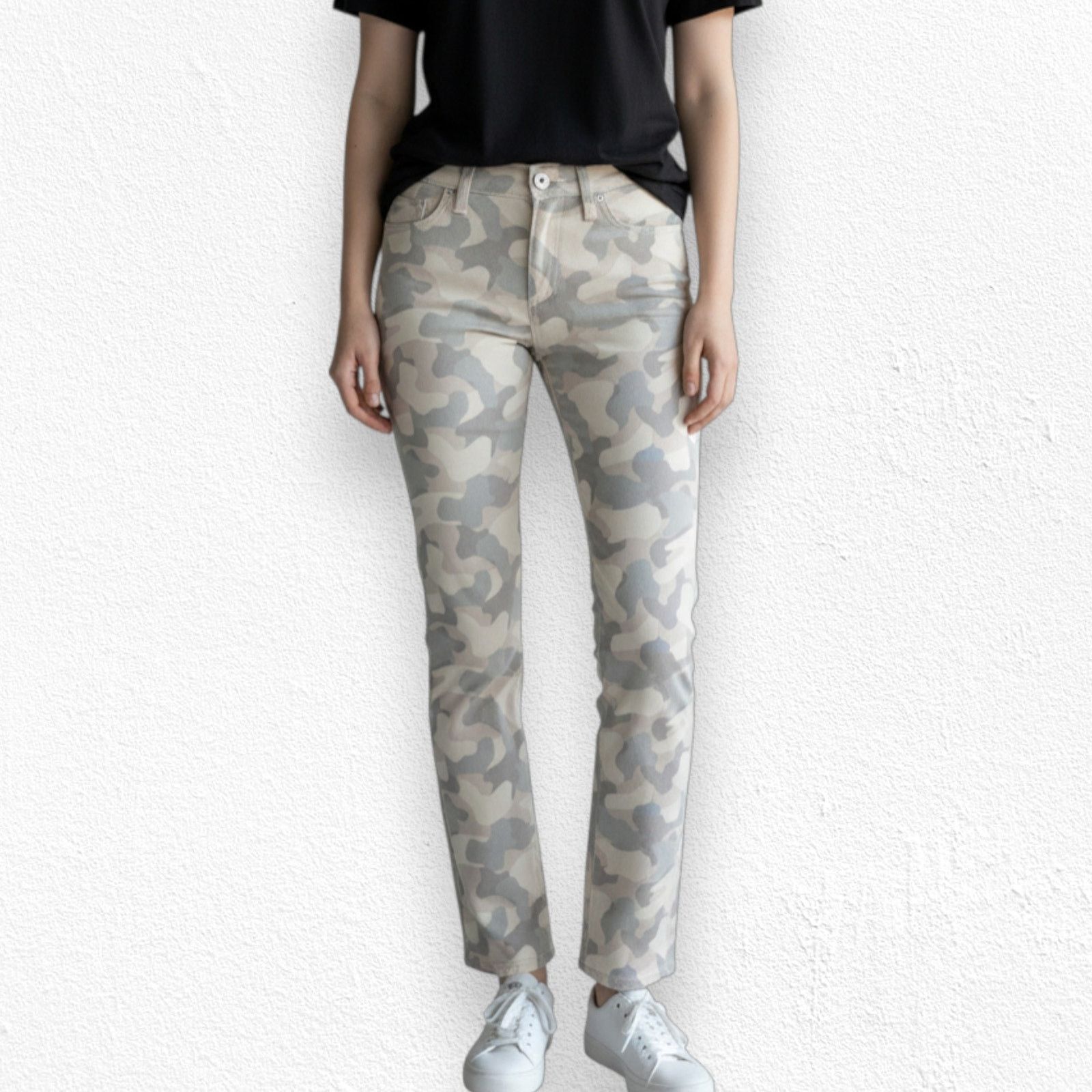 Hudson Hudson Nico Camo Straight Leg Jeans Size 33 Size 33" - 3 Thumbnail