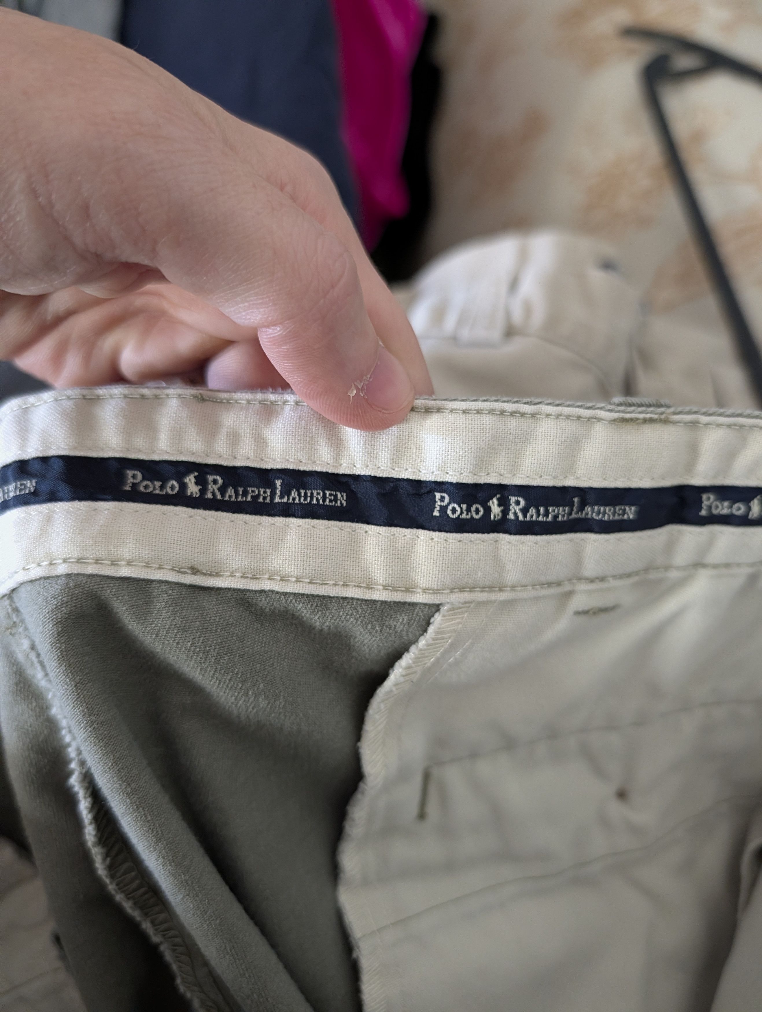 Polo Ralph Lauren Vintage MiUSA light gray/olive Polo Chino cotton pants Size US 38 / EU 54 - 8 Thumbnail