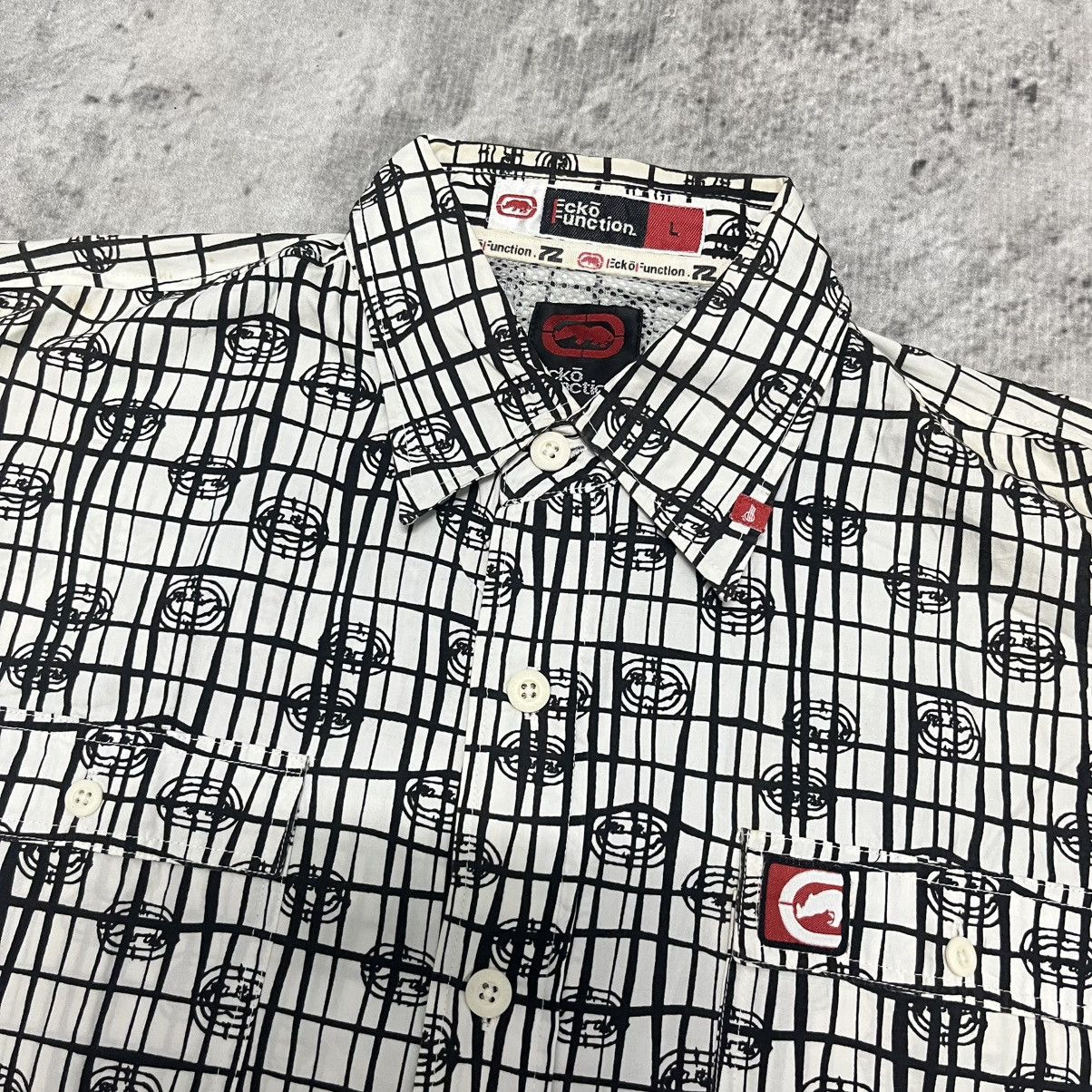 Ecko Unltd. Vintage Y2K Ecko Function Unltd Button Up Shirt Size US L / EU 52-54 / 3 - 3 Thumbnail